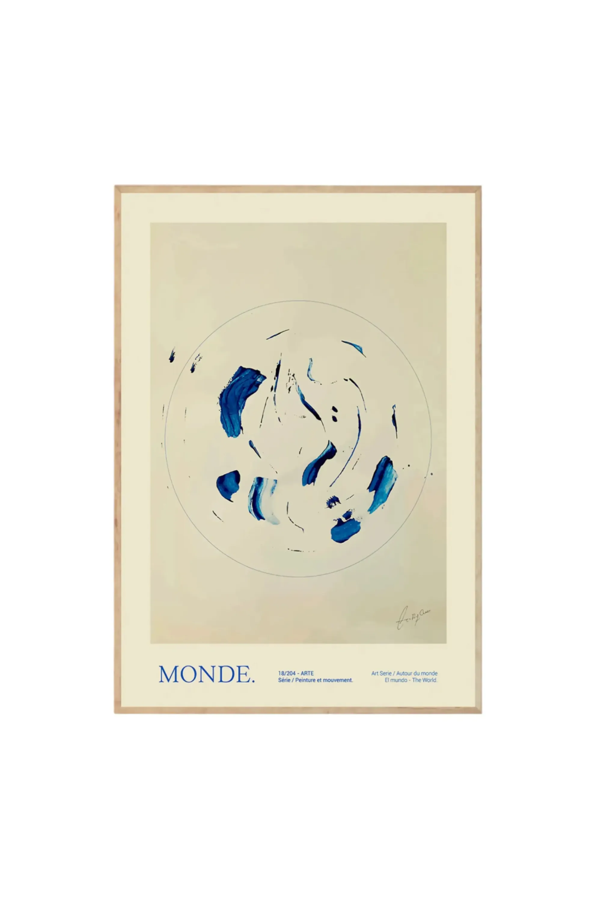 Le Monde - Art Print by The Poster Club - THAT COOL LIVING