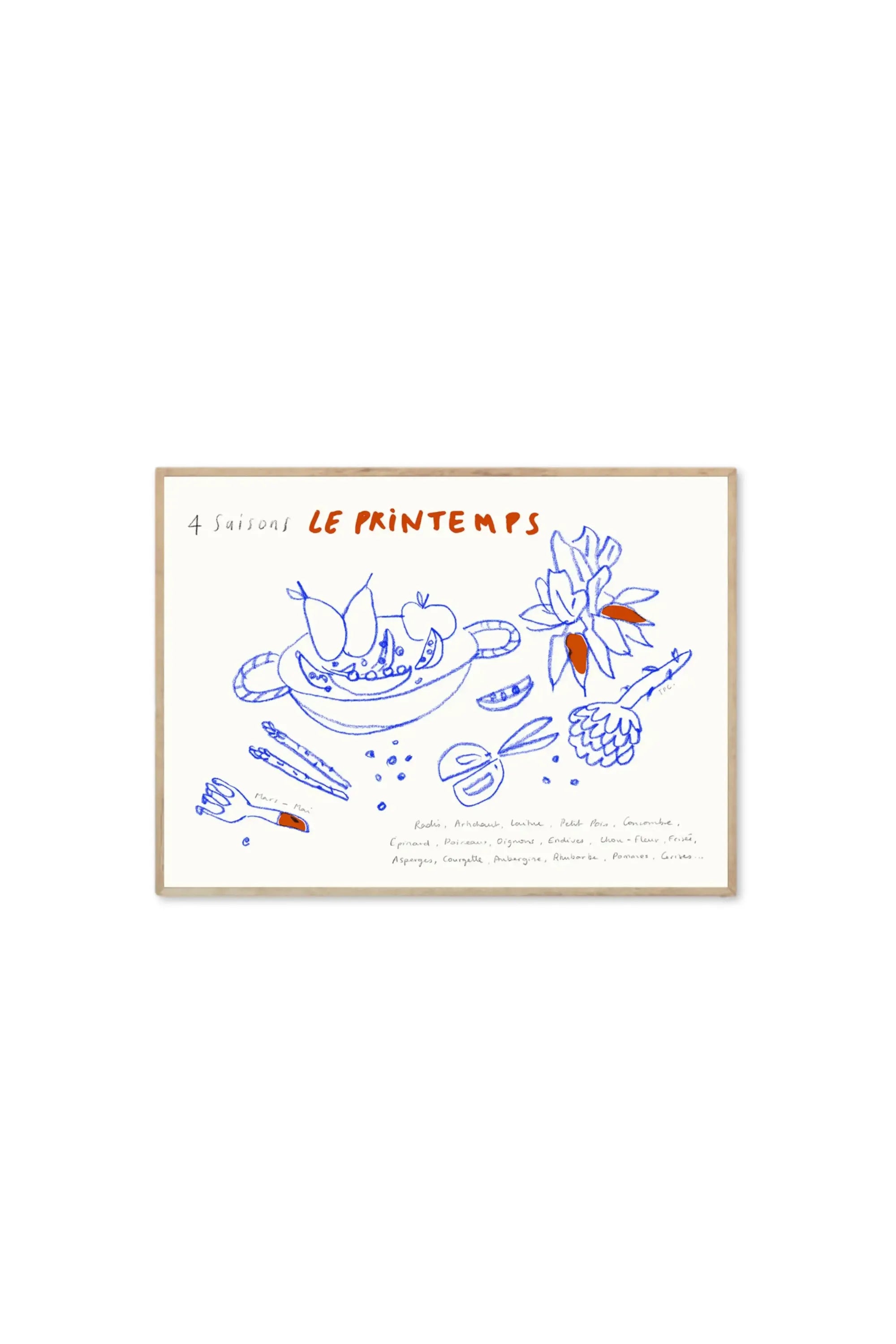 Le Printemps - Art Print by The Poster Club - THAT COOL LIVING