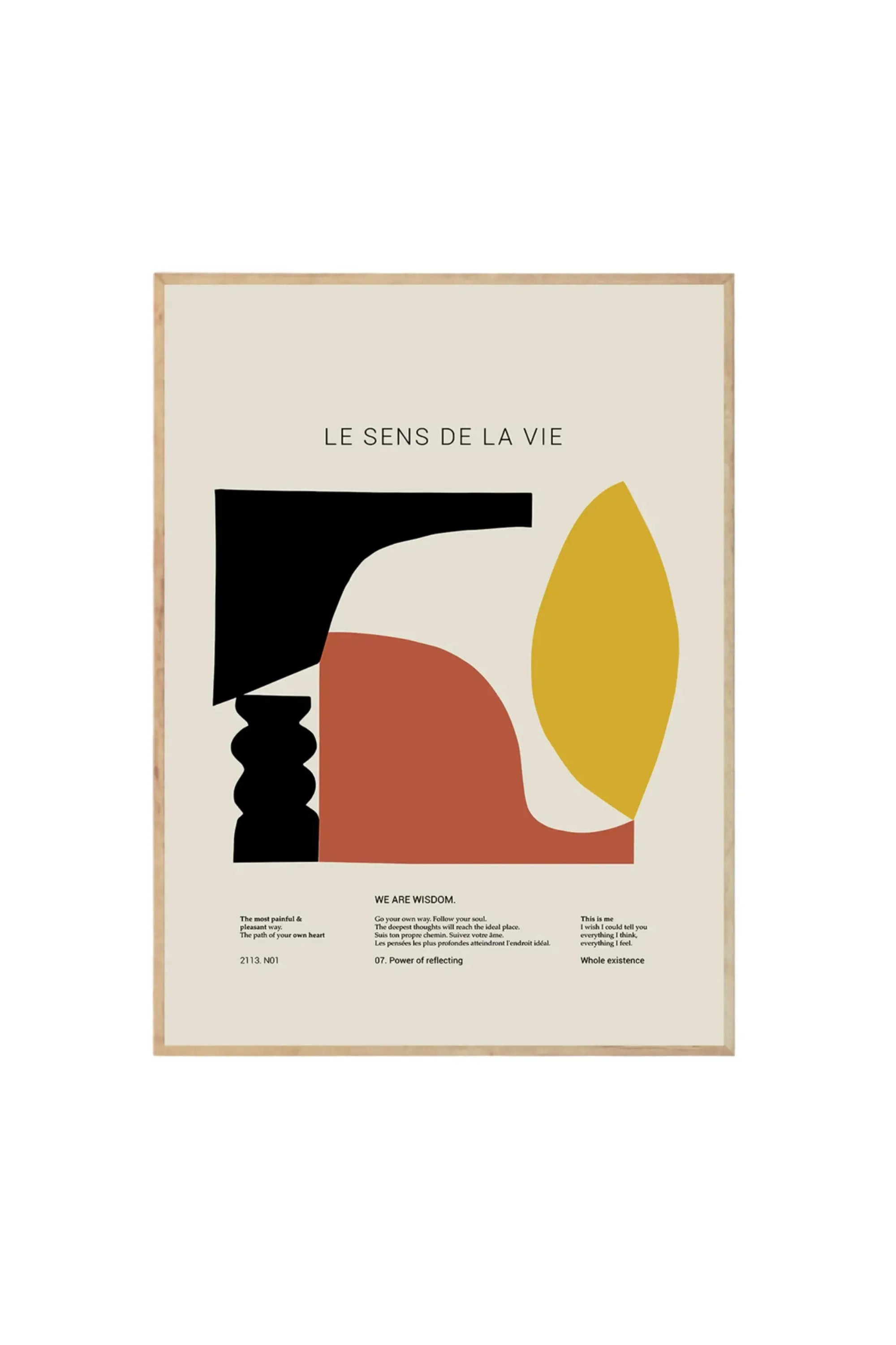 Le Sens De La Vie - Art Print