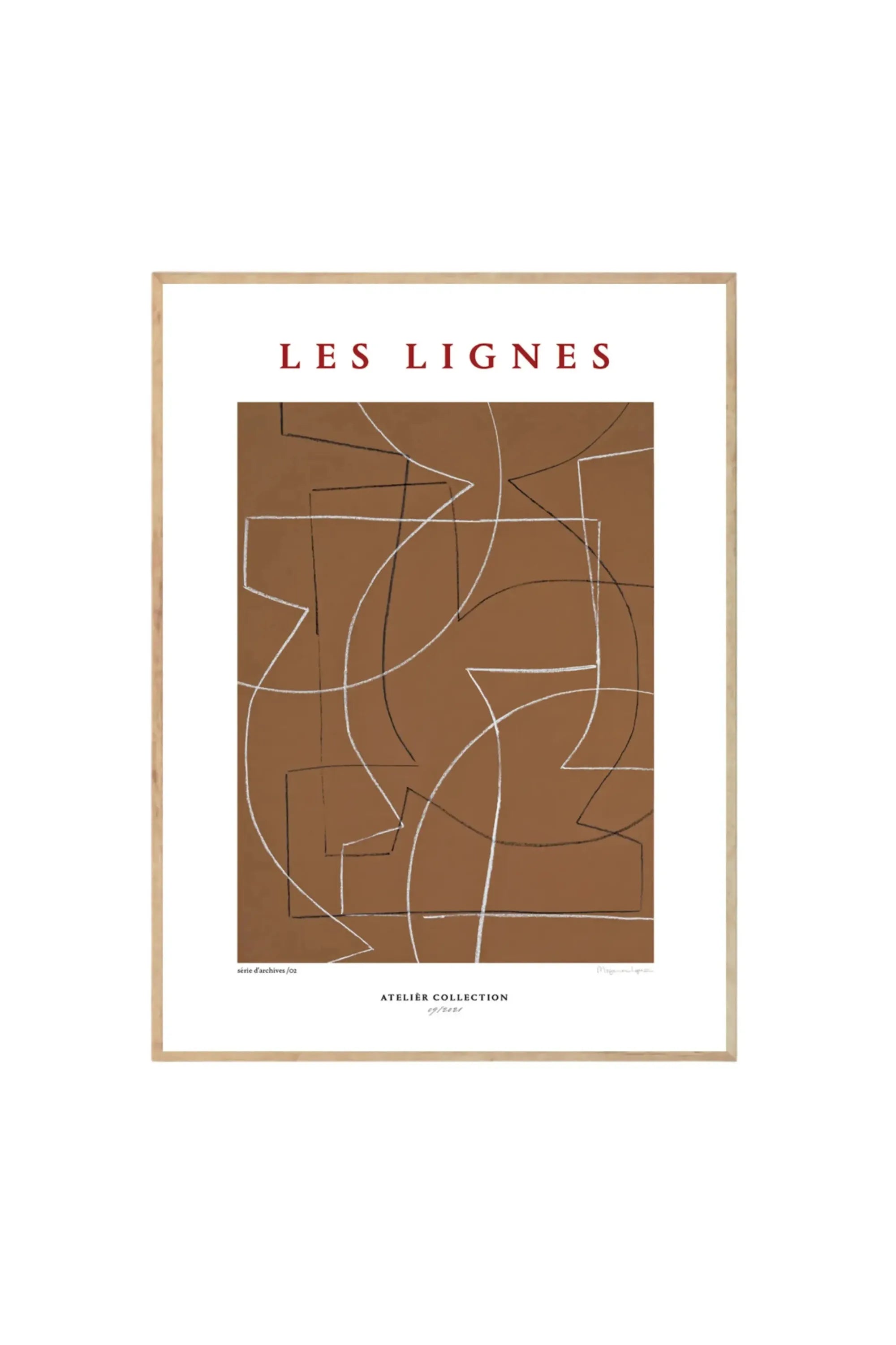 Les Lignes - Art Print by The Poster Club - THAT COOL LIVING