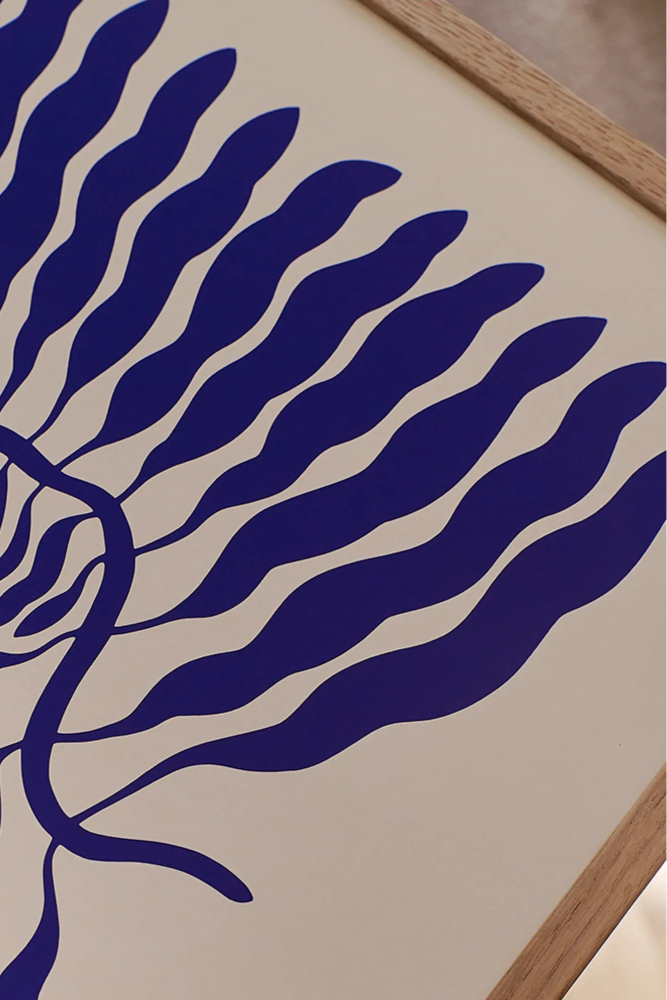 Close-up of Little Blue product, showcasing its intricate details and craftsmanship