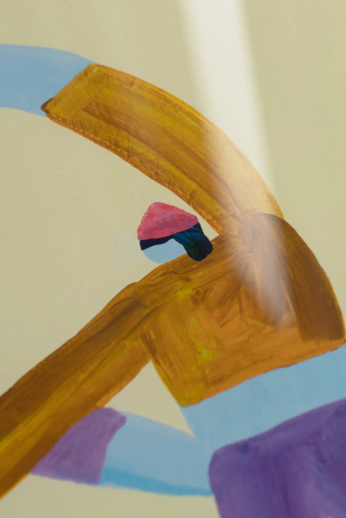 Trendy Crossroads tan leather sandals with crisscross straps