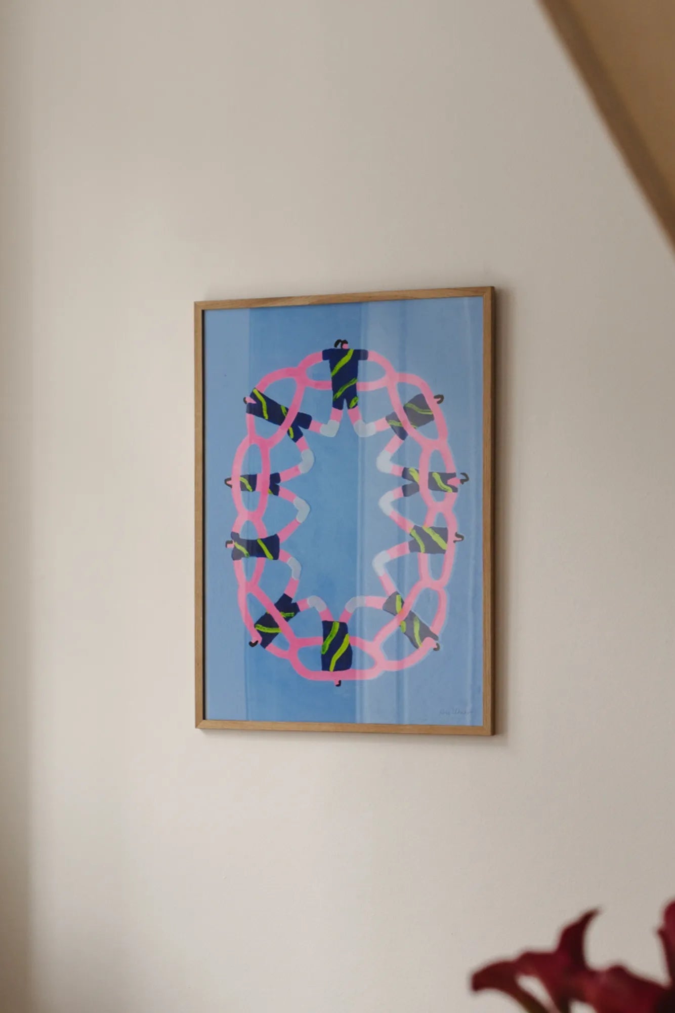 A group of enthusiastic employees celebrating a big achievement, embodying the spirit of the dream team