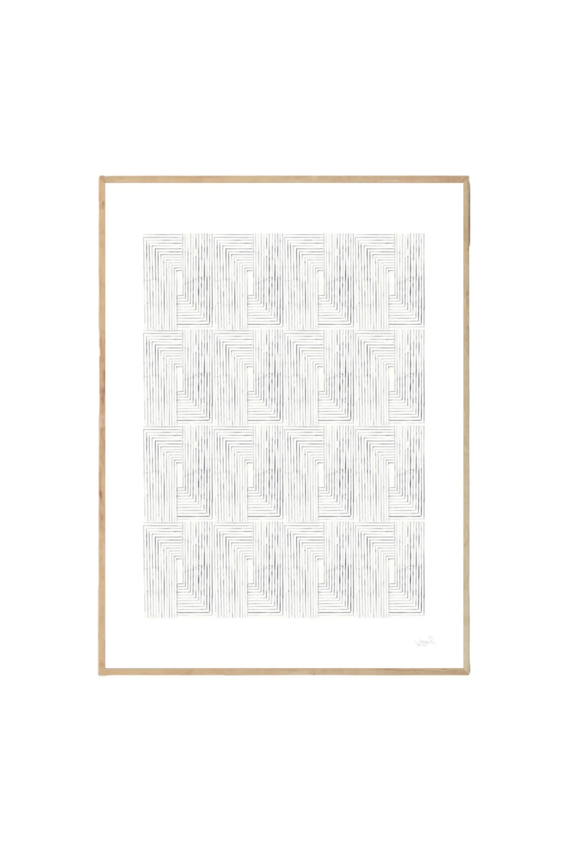 Loop - Art Print by The Poster Club - THAT COOL LIVING