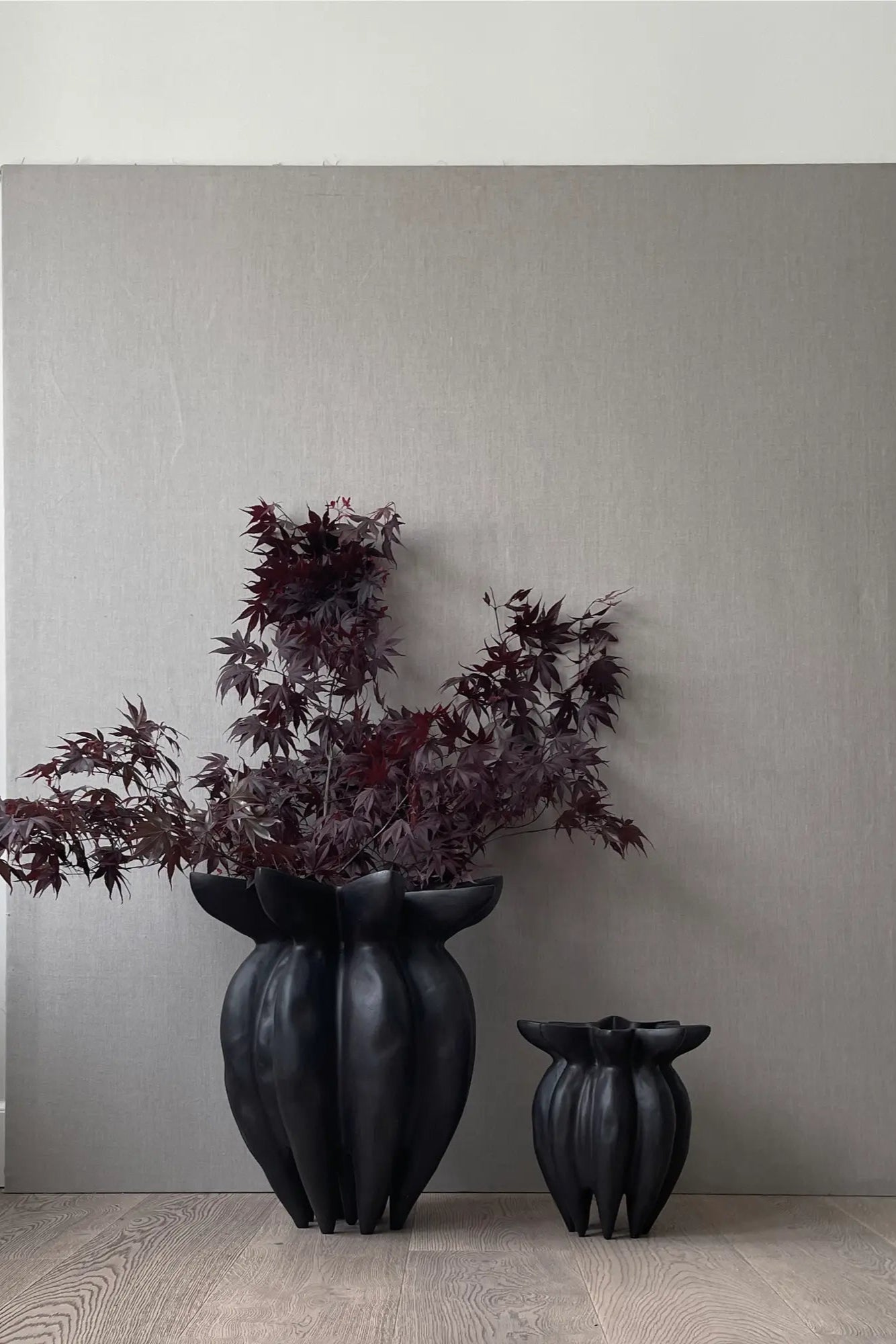 Handcrafted ceramic mini vase in elegant lotus design with delicate detailing