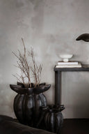 Handcrafted ceramic mini vase in elegant lotus flower design for home decor