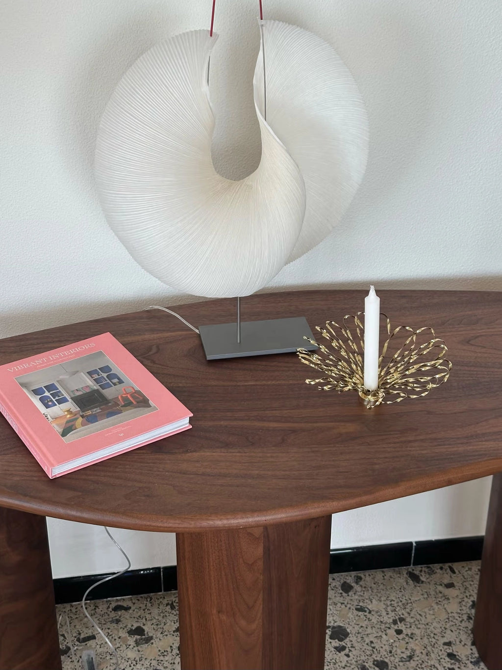 Lowe Walnut Console Table