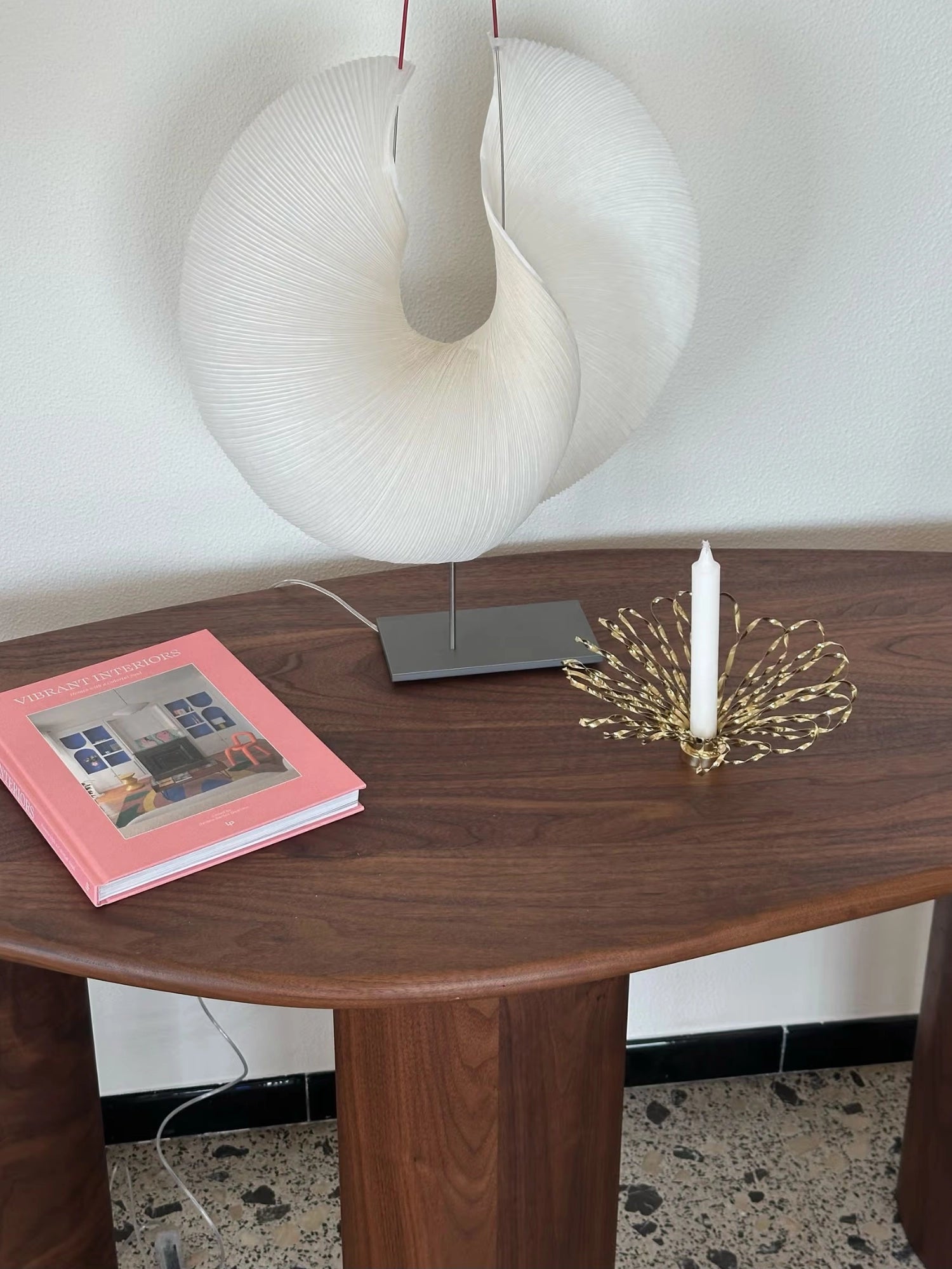 Lowe Walnut Console Table by Tinted Objects - THAT COOL LIVING