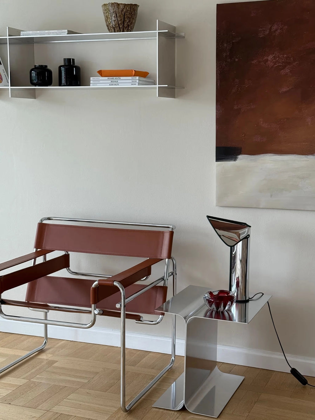 Luce Raw Aluminum Side Table