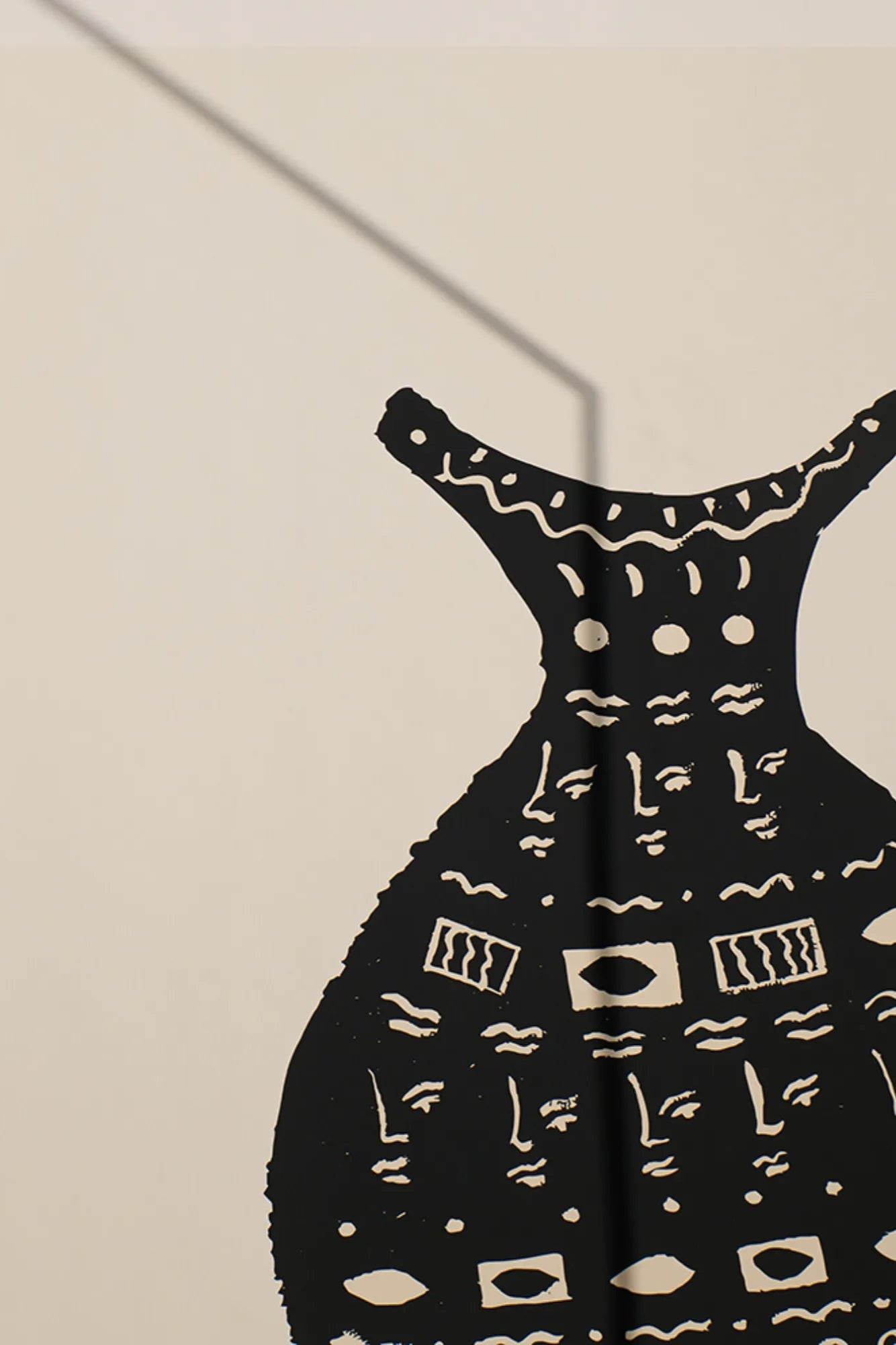 Close-up of Les Objets product highlighting its unique texture and finish