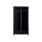 Metal wardrobe with sliding doors in a modern and sleek design