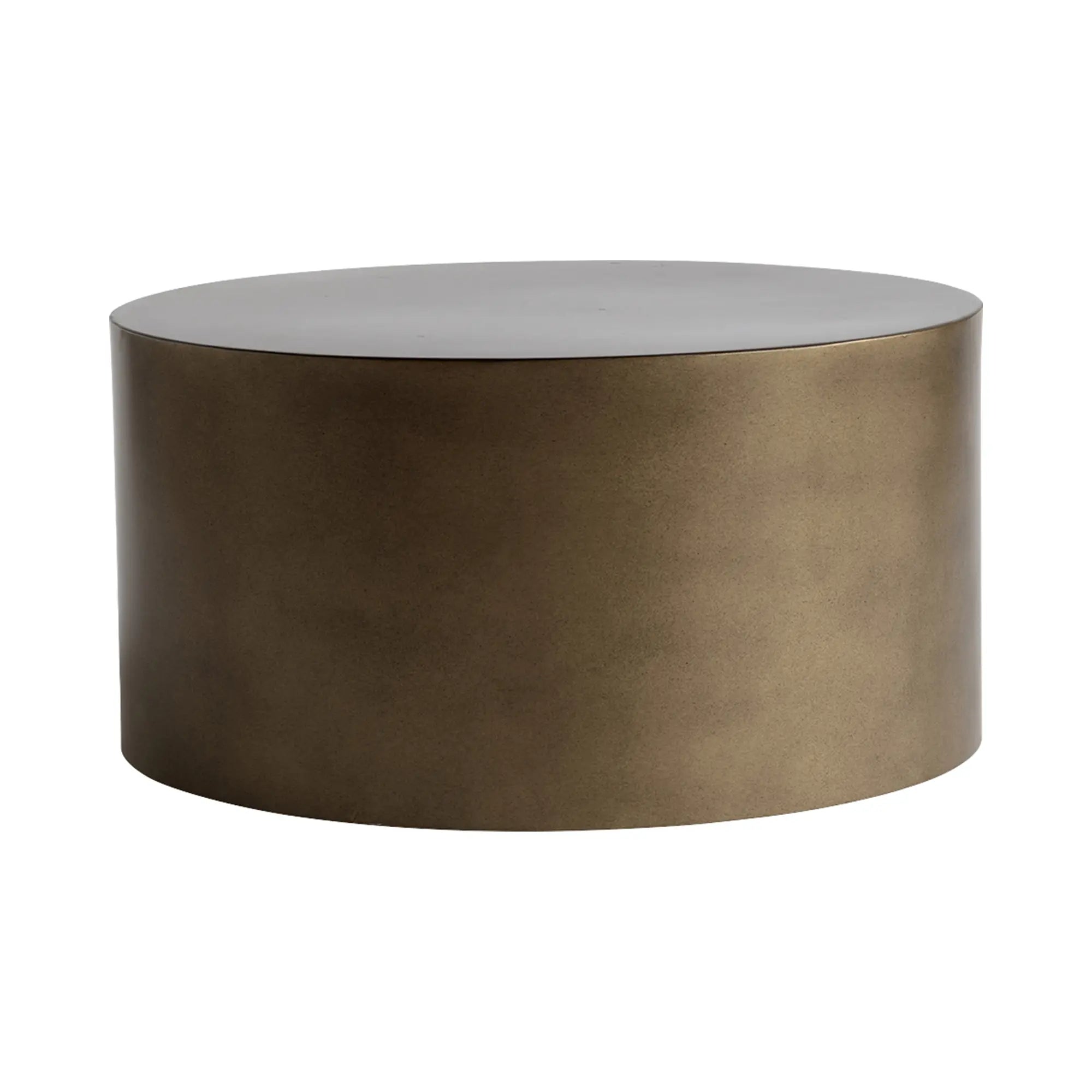 Contemporary Metal Coffee Table with Open Shelf and Storage