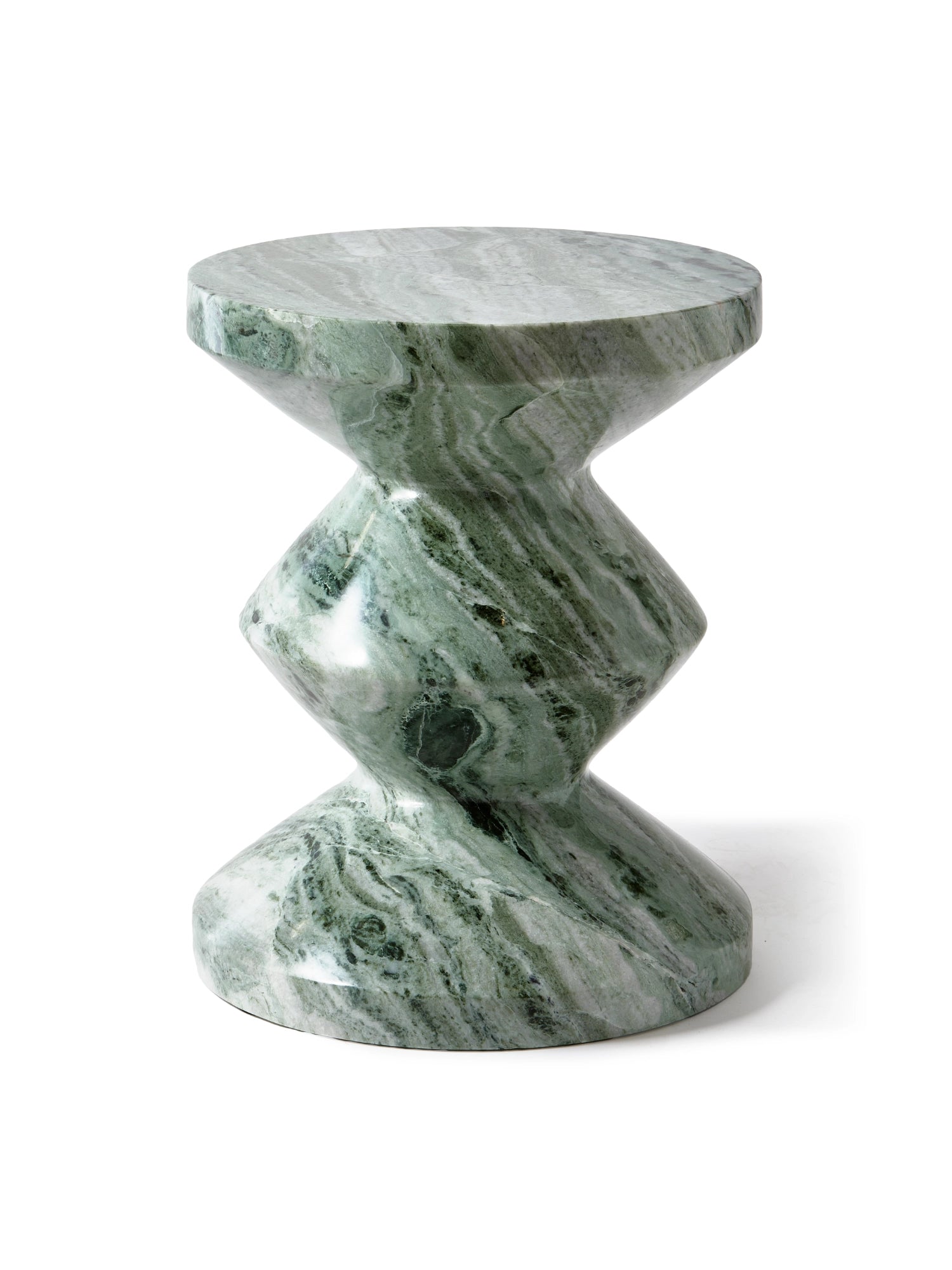 Marble Zig Zag Stool