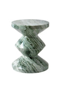 Marble Zig Zag Stool