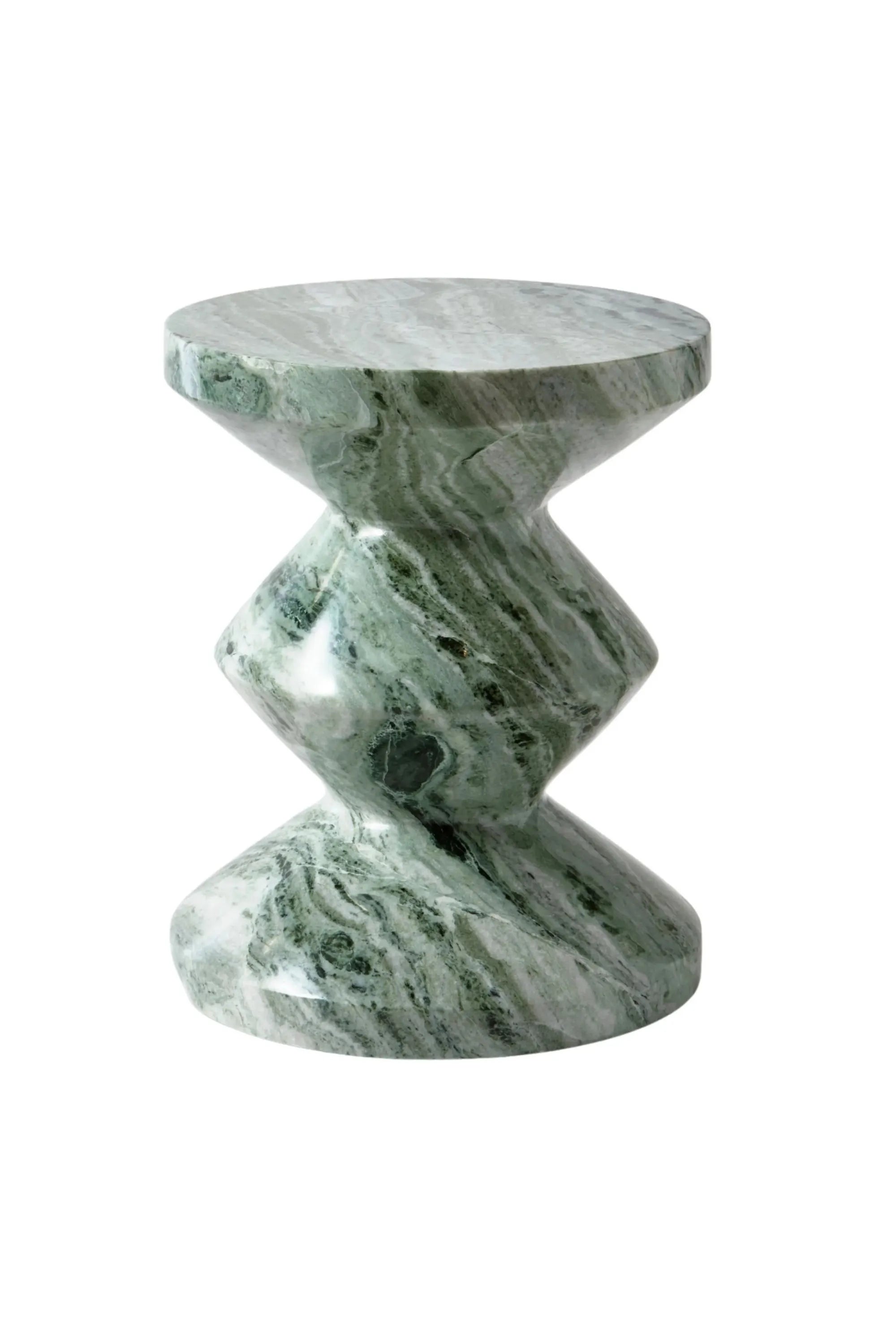 Marble Zig Zag Stool