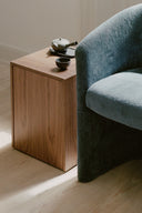  Contemporary furniture piece with clean lines and geometric design