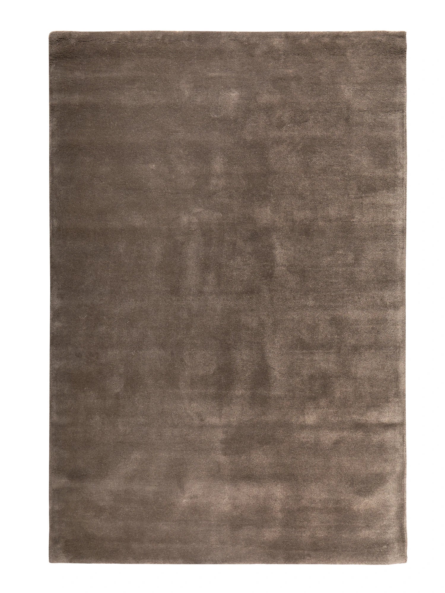 Brown textured rug on a white background