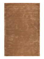 Brown rectangular rug on a white background