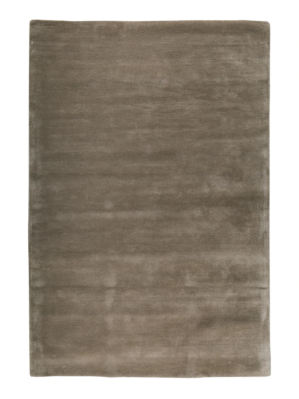 Brown rectangular rug on a white background