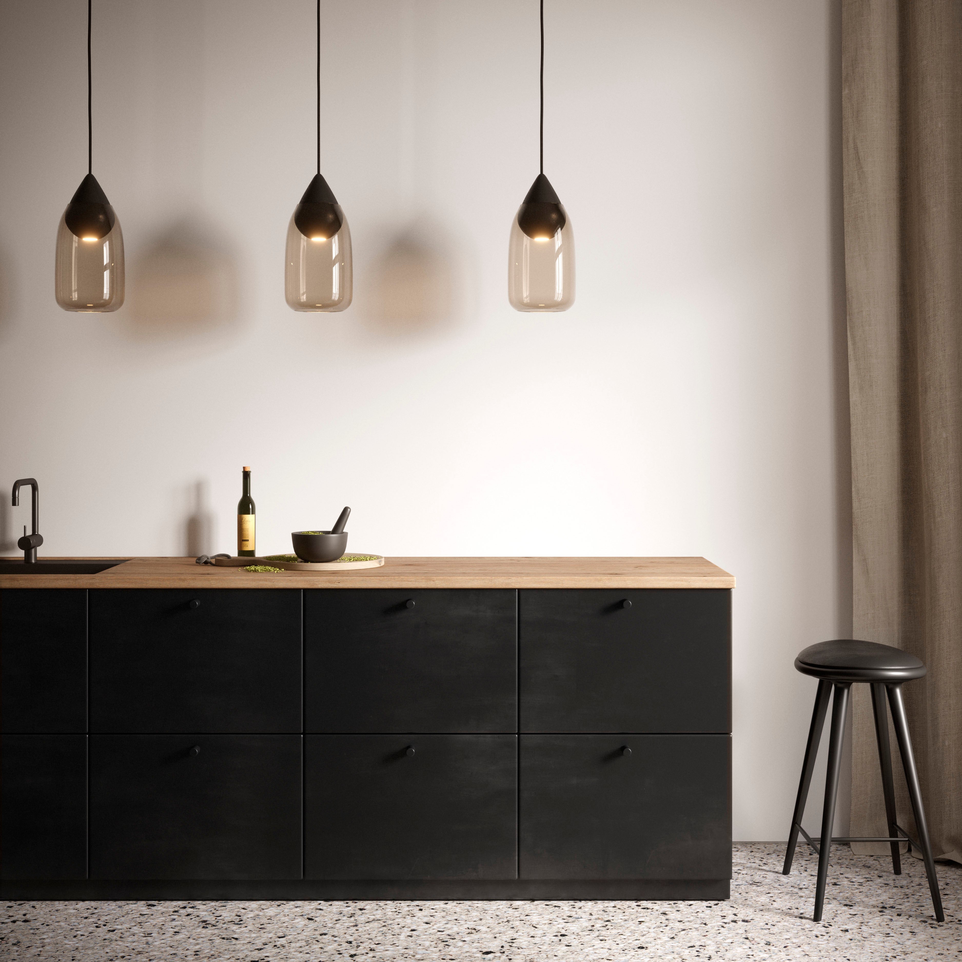 Liuku Pendant Drop | Smoke | by Maija Puoskari - THAT COOL LIVING
