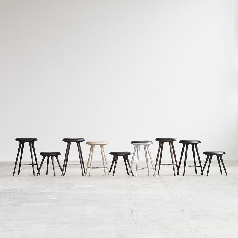 High Stool | Black stained oak | 69 cm | by Space Copenhagen - THAT COOL LIVING
