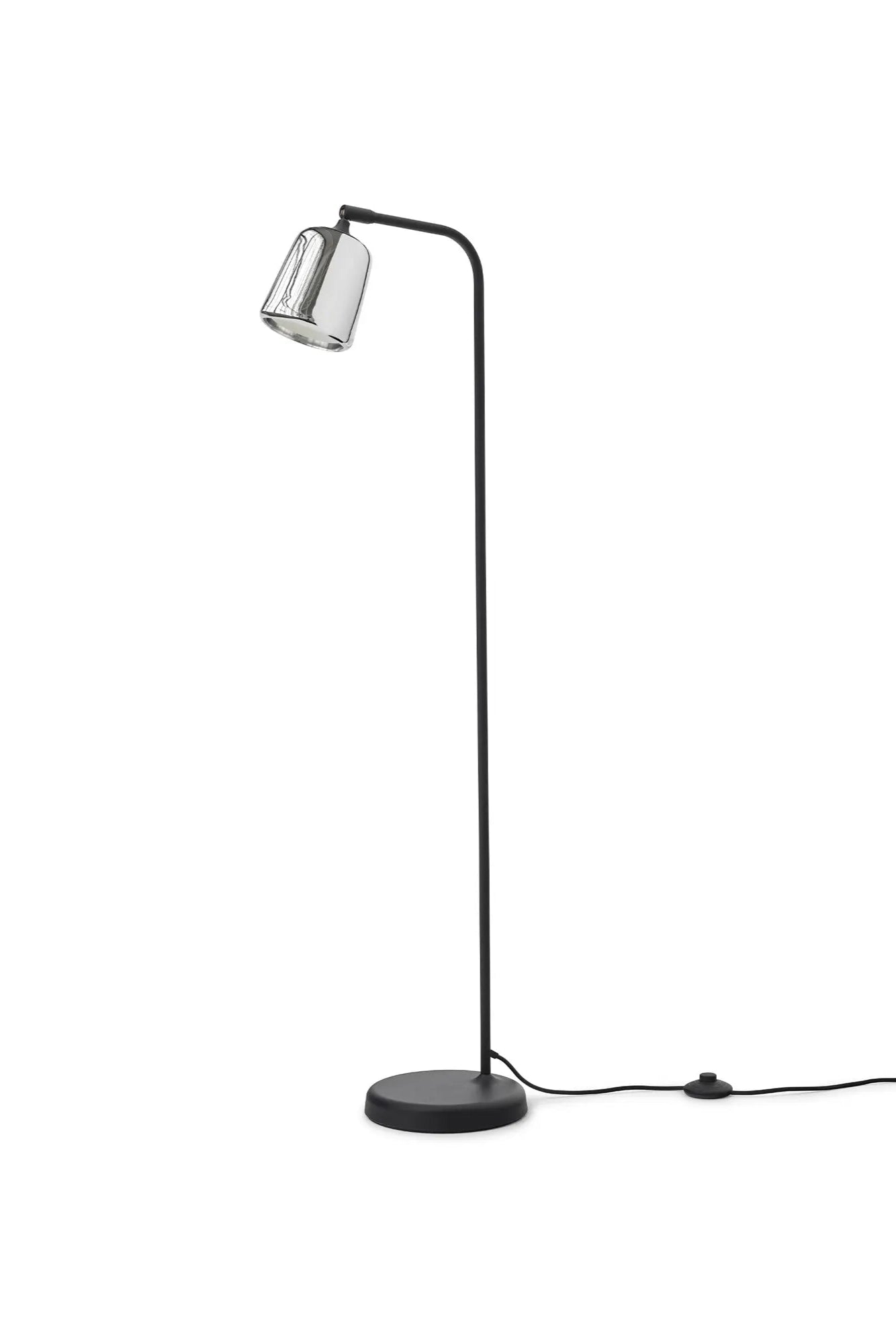  Vintage-inspired floor lamp with bronze finish and traditional torchiere design