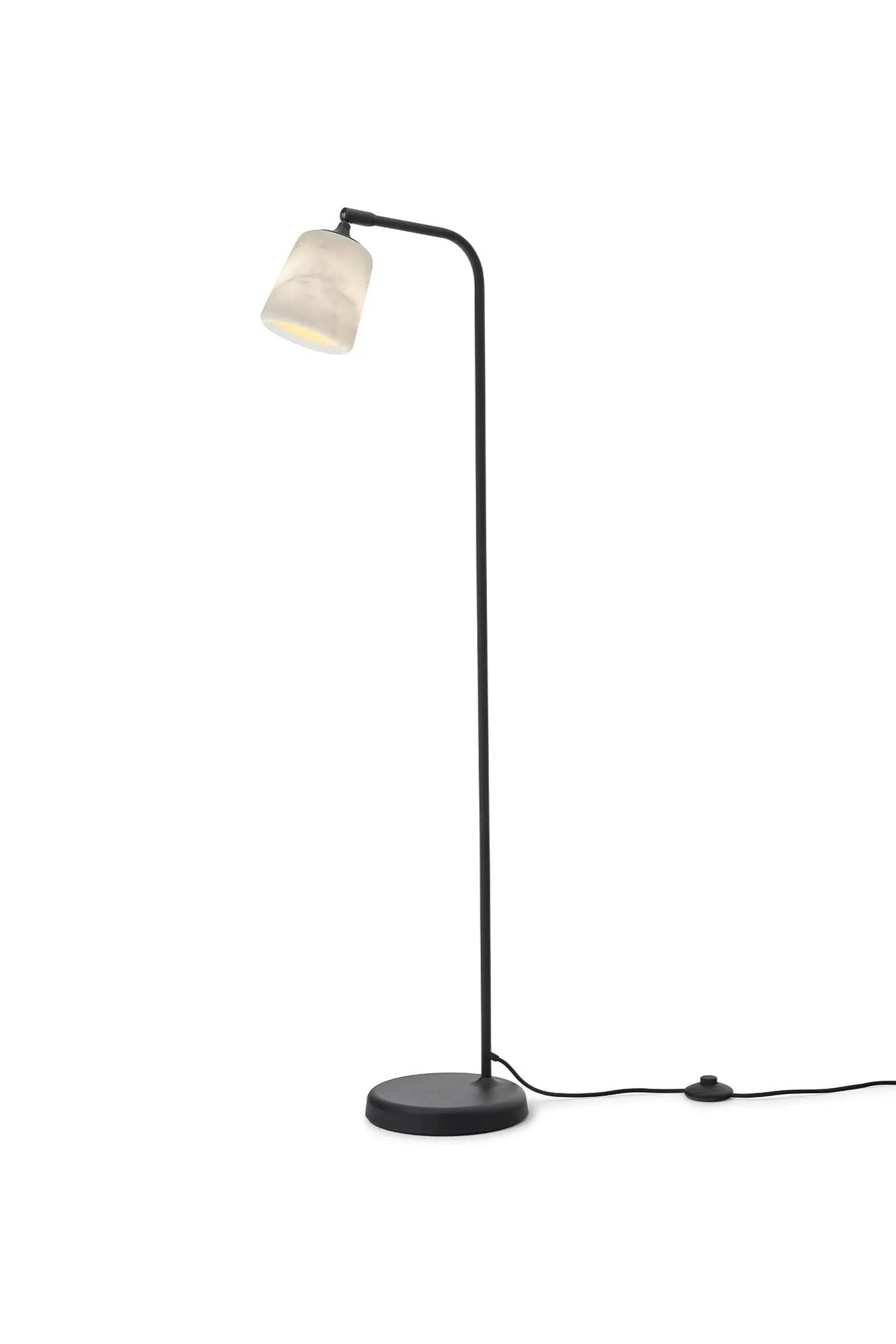  Chic and sophisticated floor lamp with crystal accents and sheer black shade