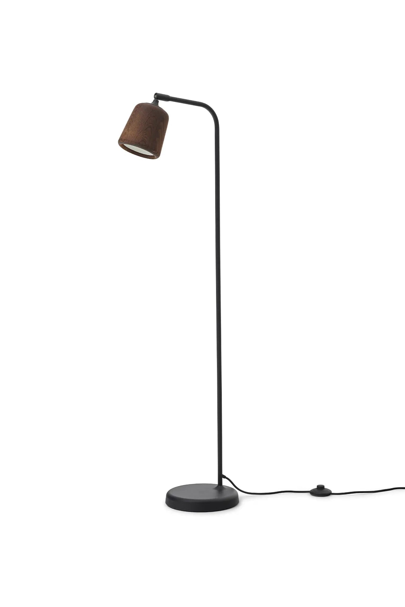  Contemporary standing lamp with minimalist design and marble base