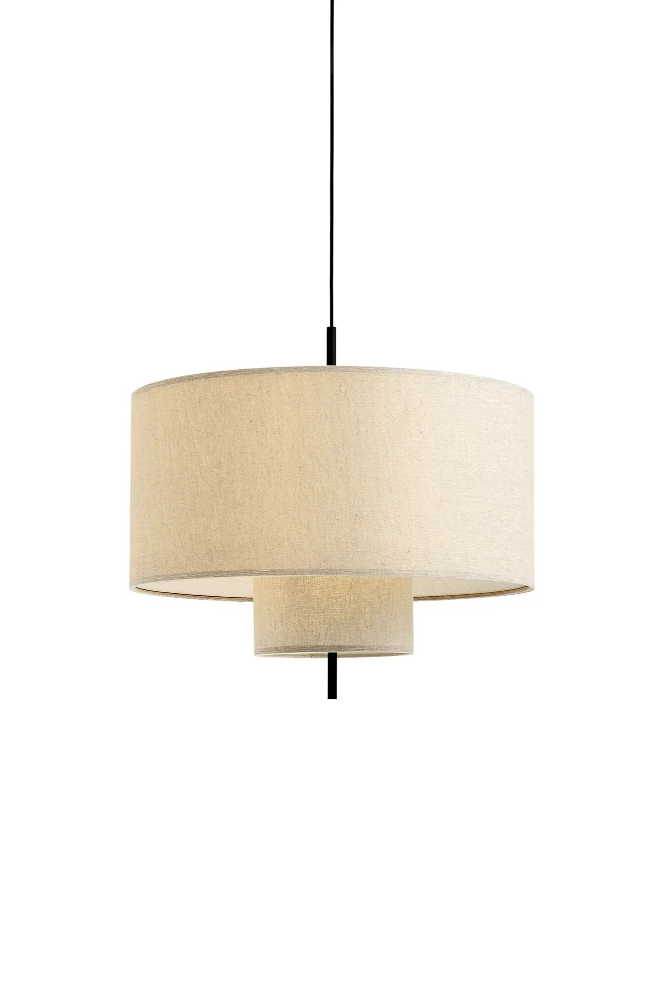  Minimalist pendant light fixture with adjustable height and geometric design