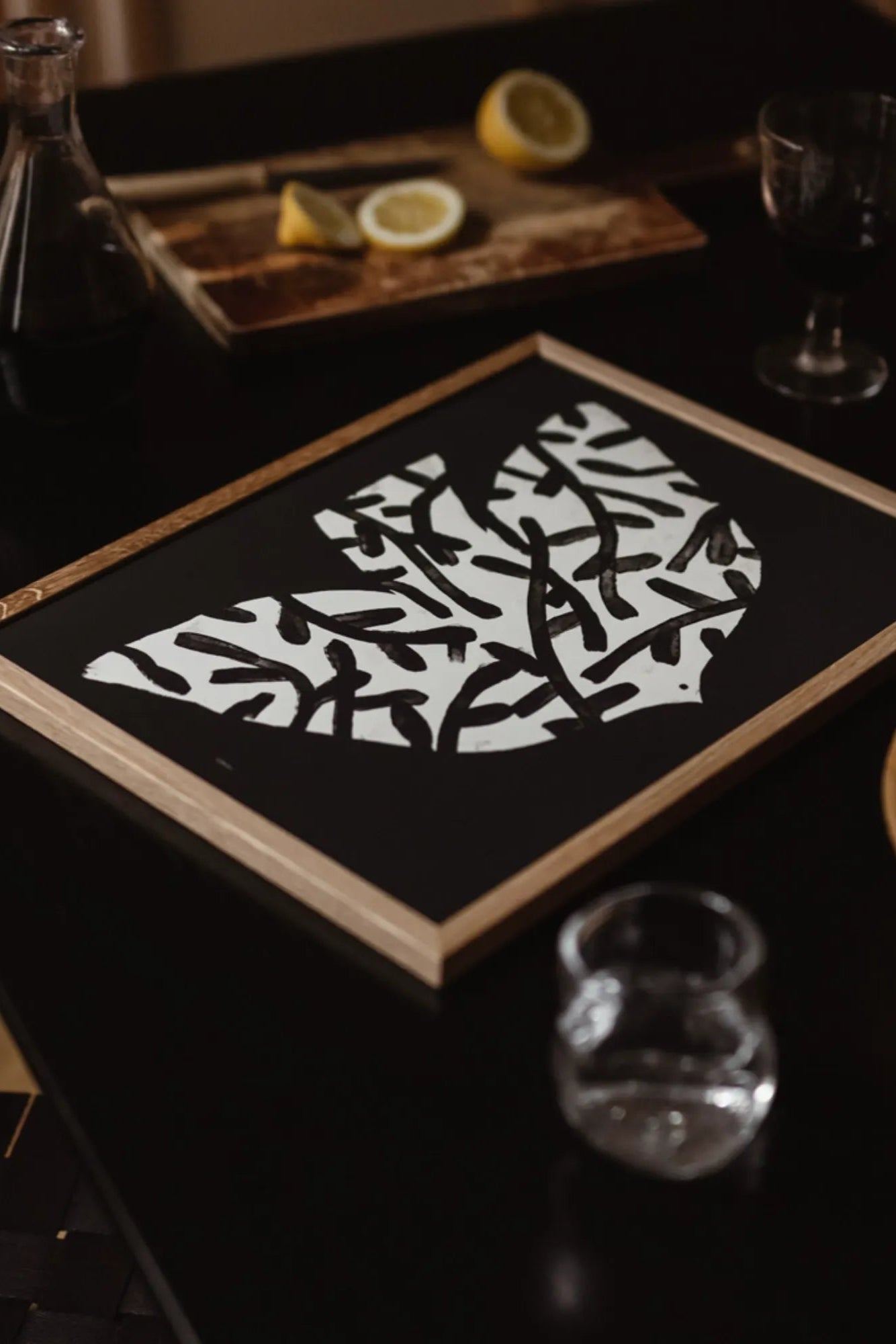 Songbird perched on a blooming flower in the forest