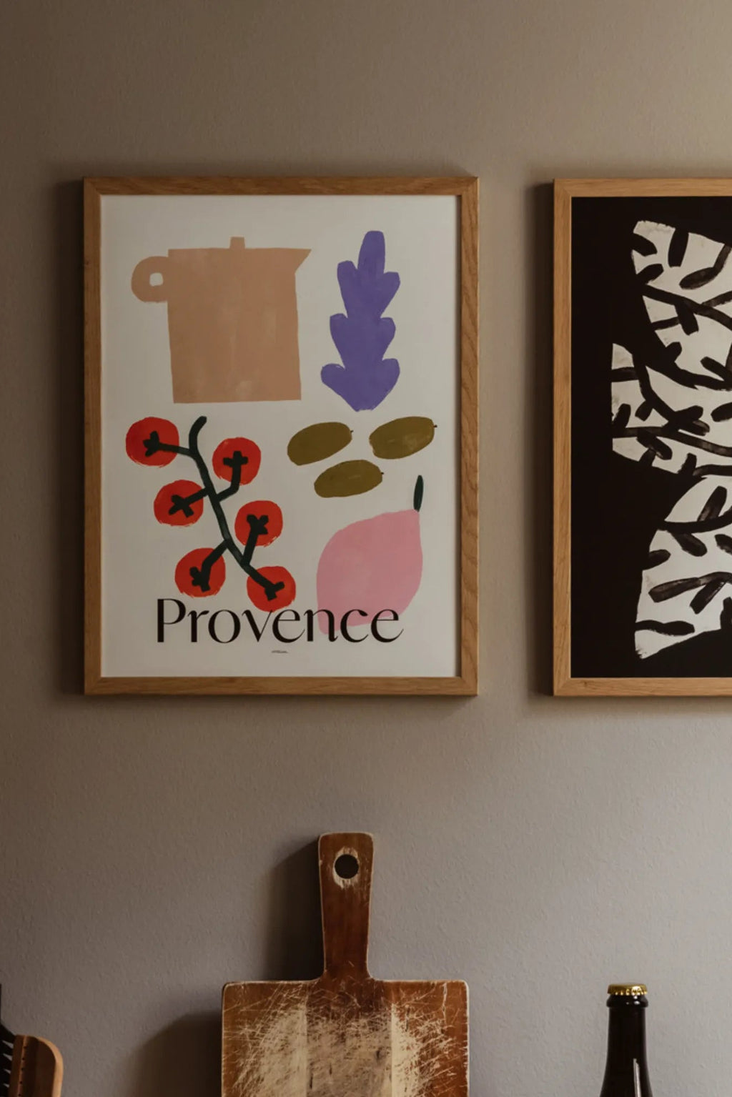  A close-up of a bottle of Provence lavender-scented body lotion