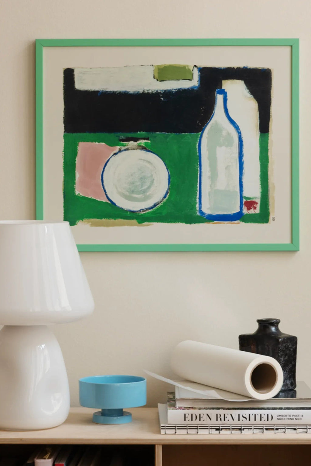  Elegant marble bathroom vanity with double sinks and chrome fixtures in a spacious, sunlit room 