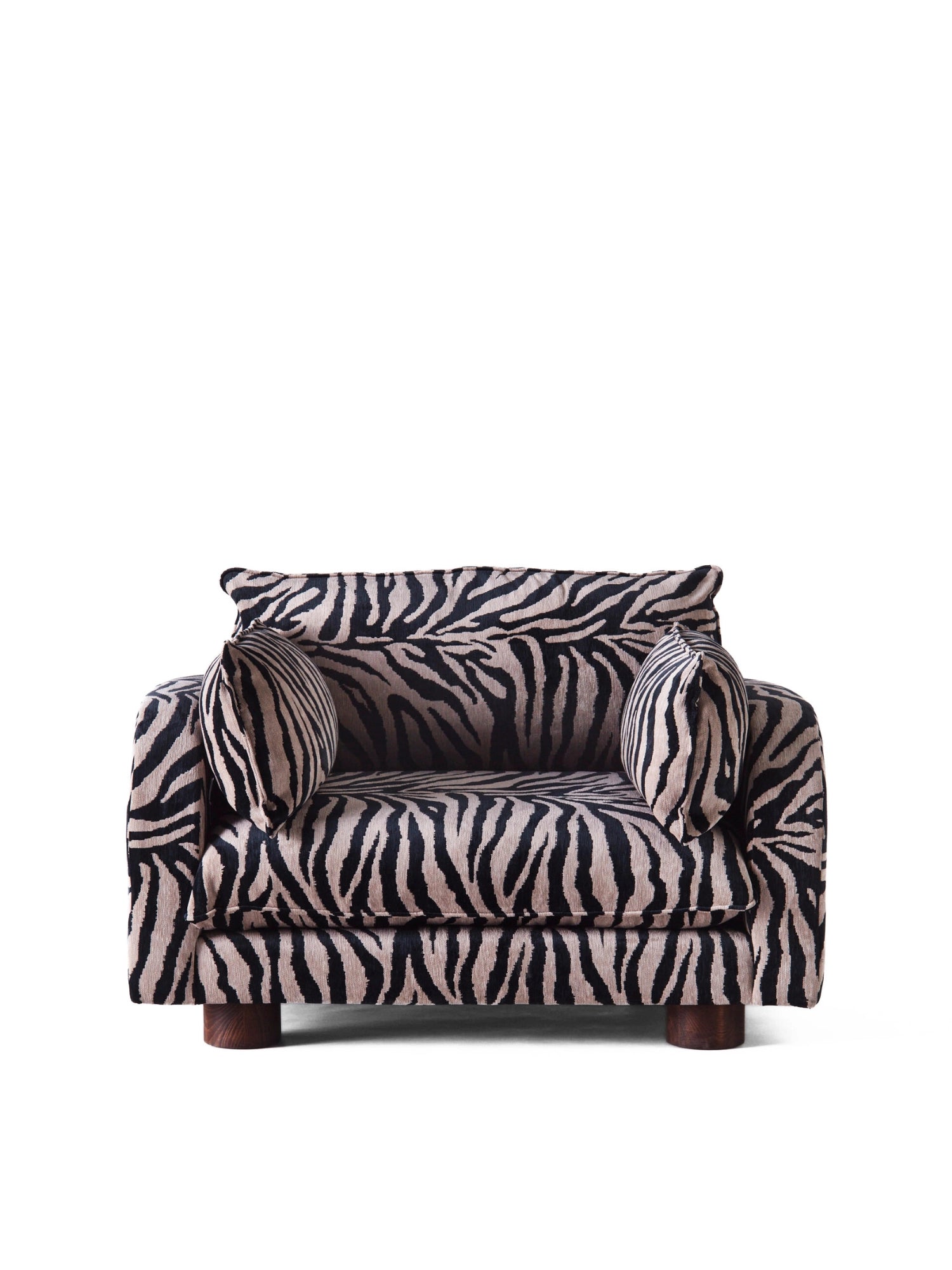 Miles Zebra Loveseat by Dusty Deco - THAT COOL LIVING