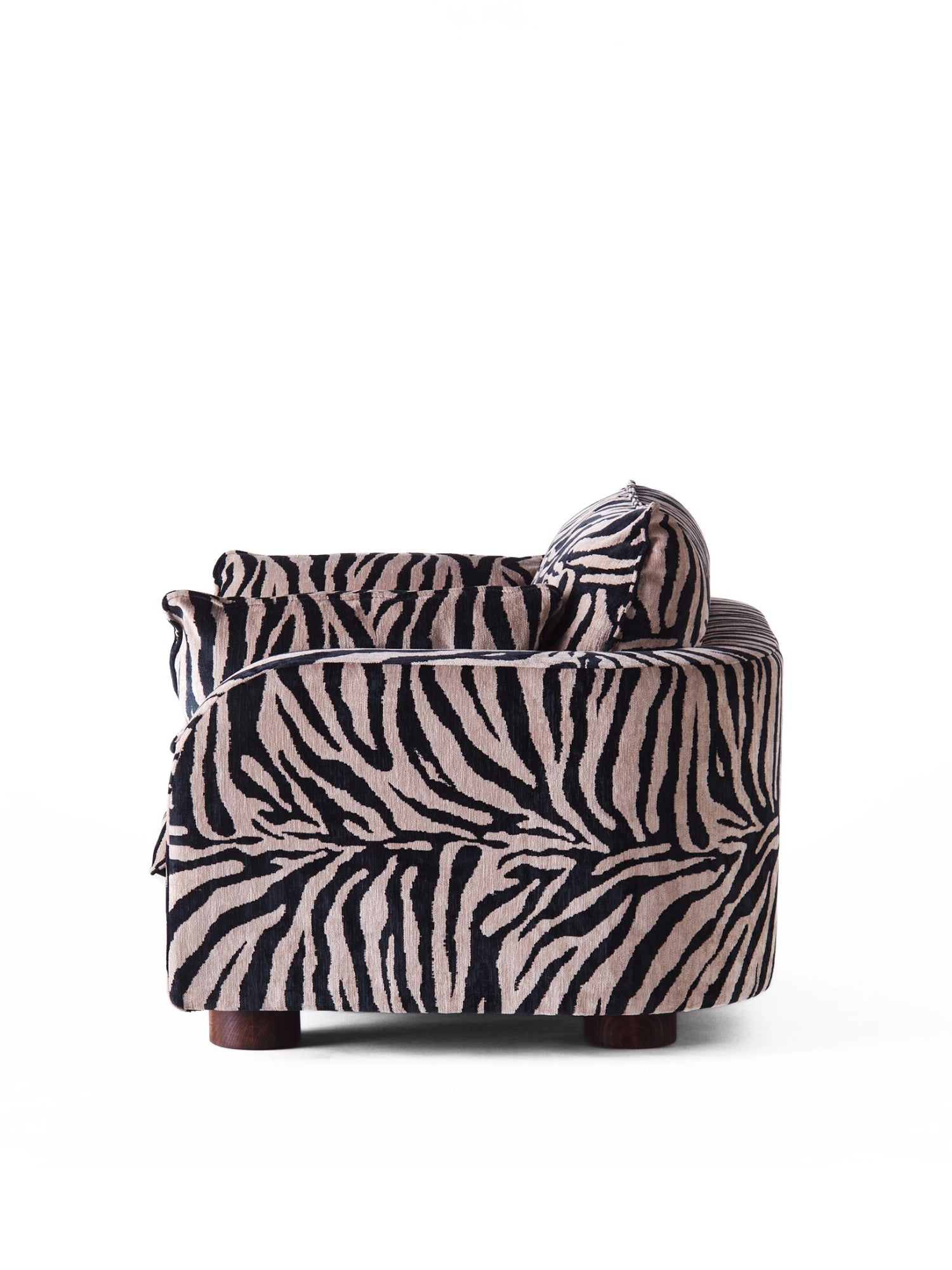 Miles Zebra Loveseat by Dusty Deco - THAT COOL LIVING