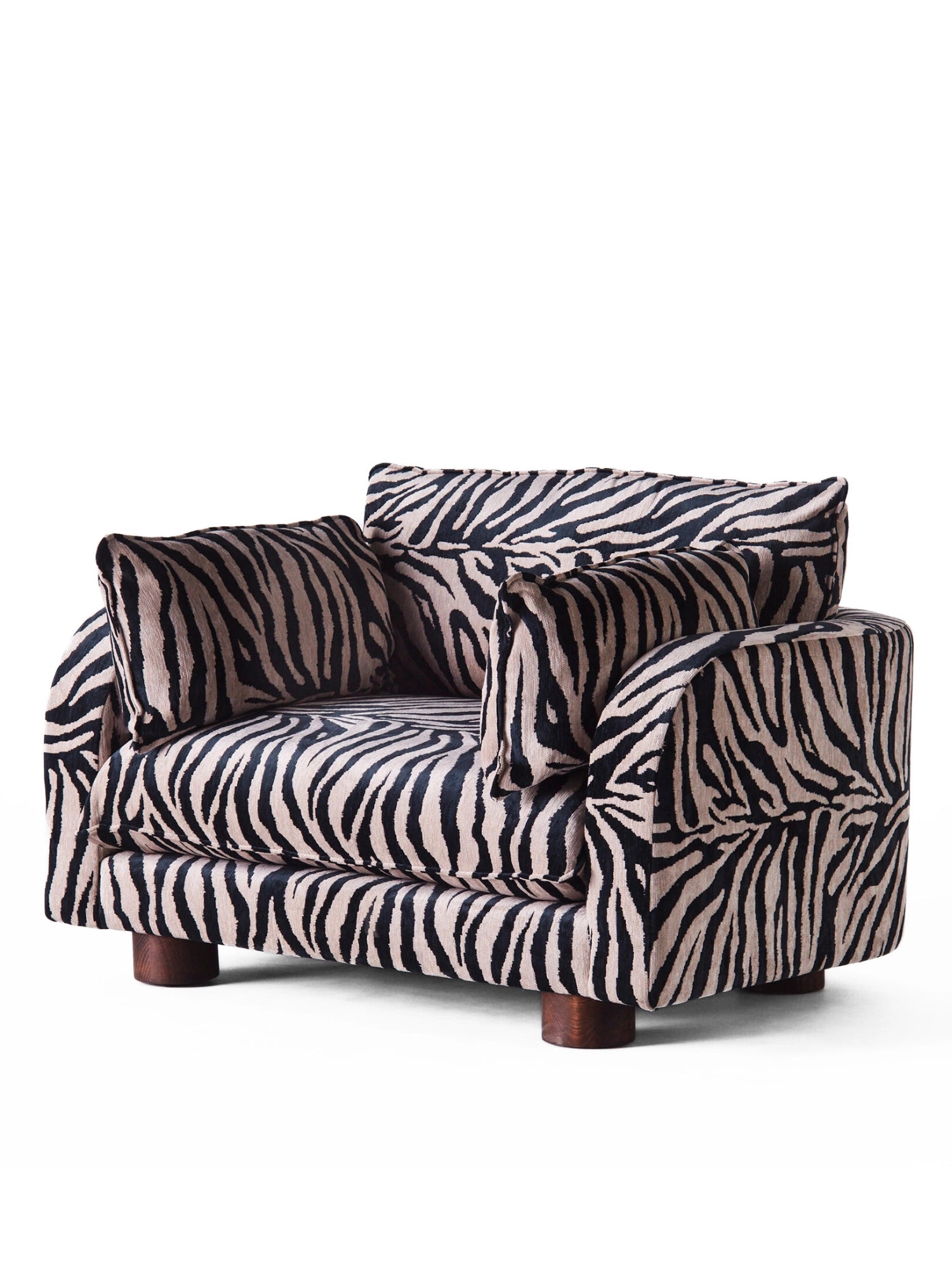 Miles Zebra Loveseat by Dusty Deco - THAT COOL LIVING