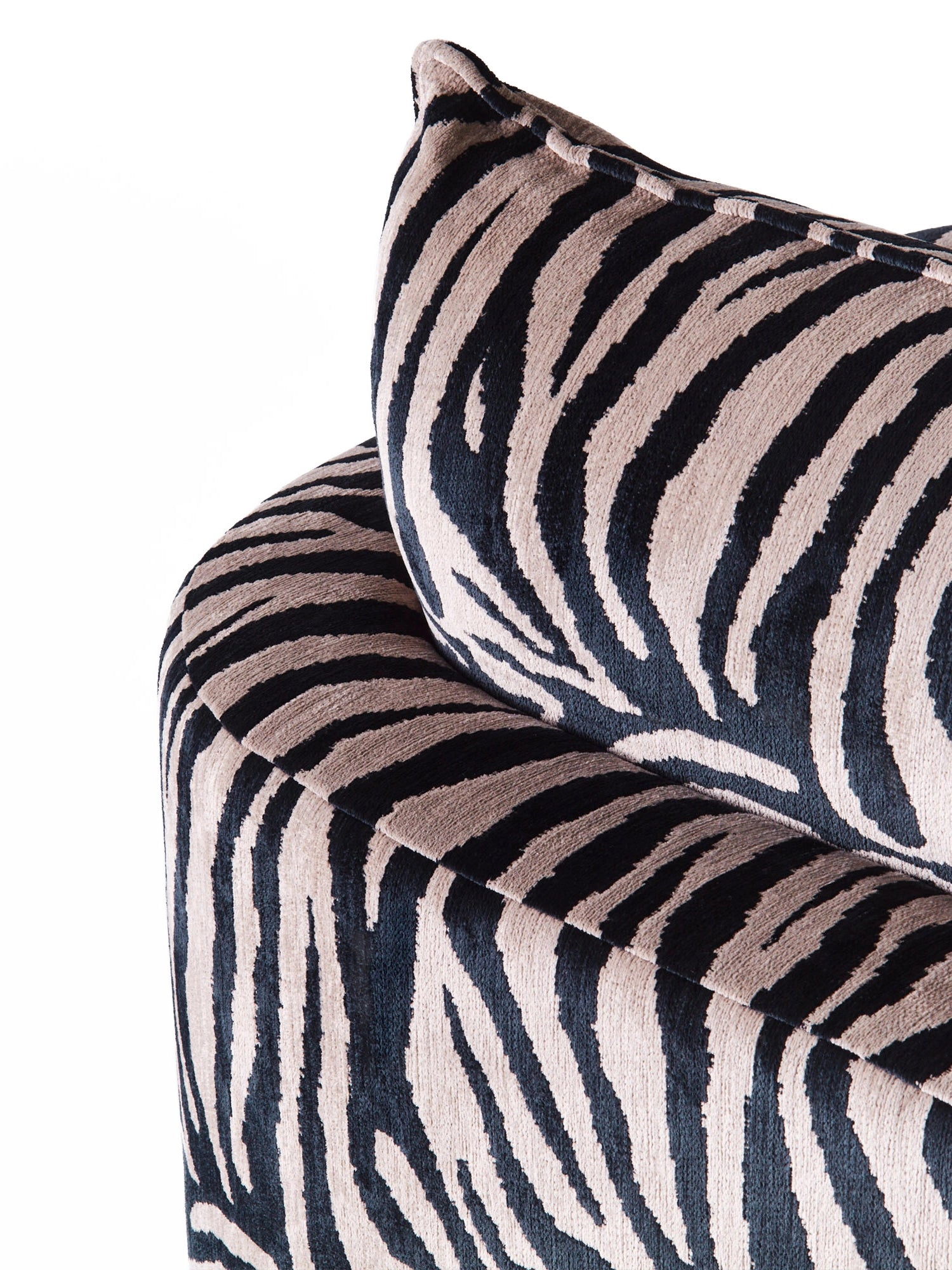 Miles Zebra Loveseat by Dusty Deco - THAT COOL LIVING