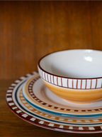 Charlotte Hand-Painted Dinner Plate - Set of 4