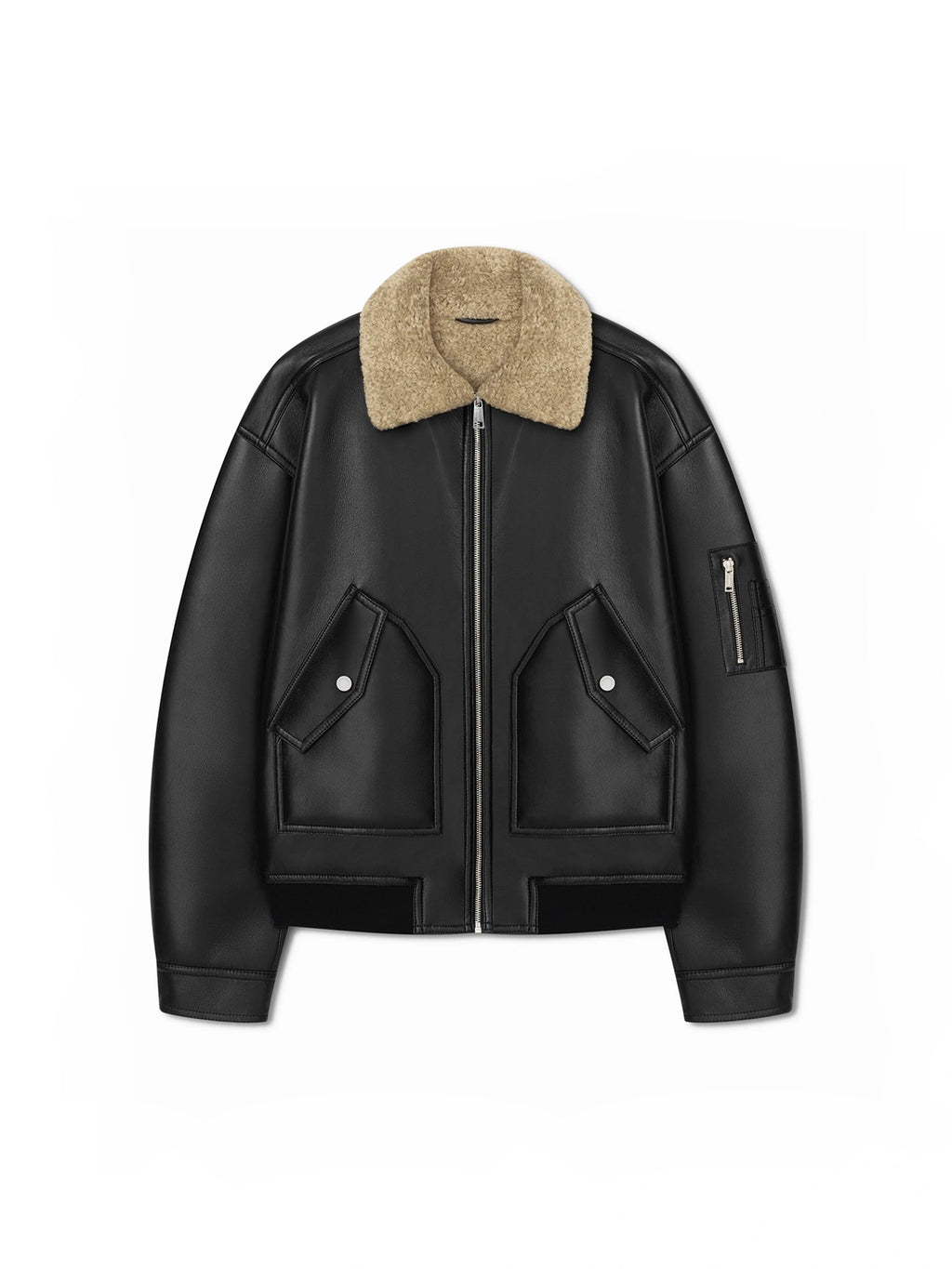 Lude - Bonded Shearling Flight Jacket