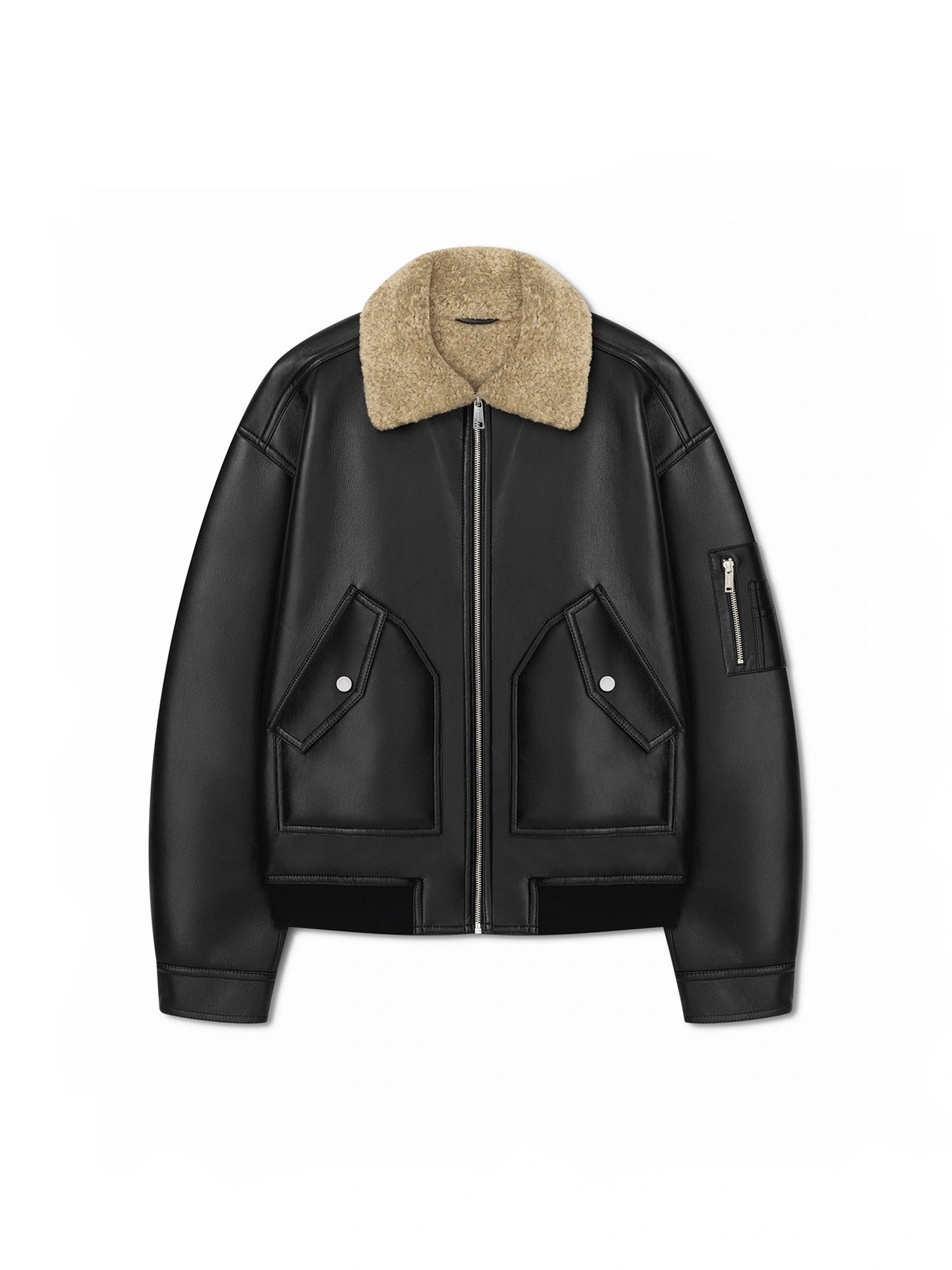 Lude - Bonded Shearling Flight Jacket