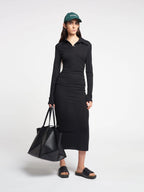 Verity - Mesh Jersey Shirt Dress
