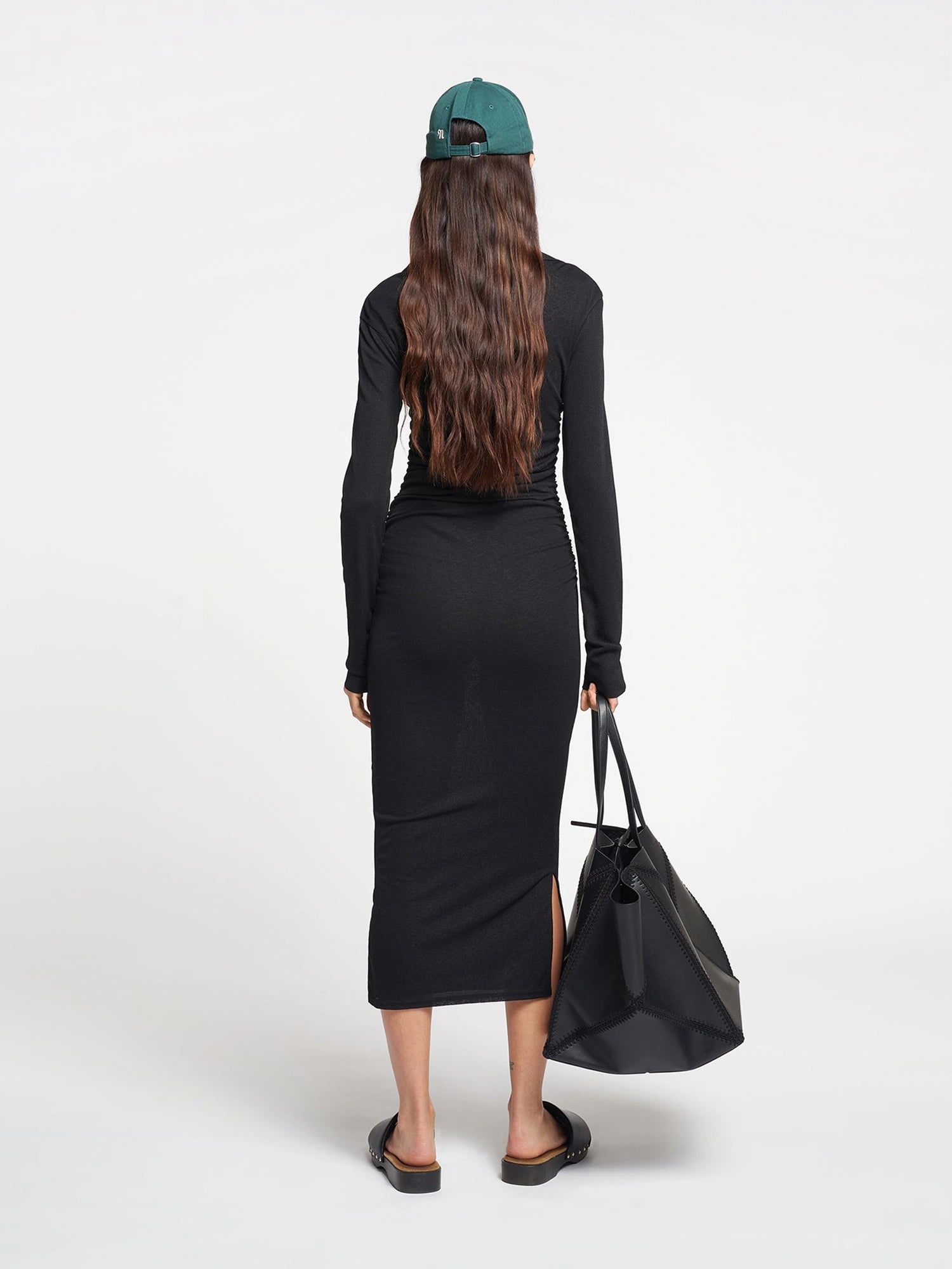 Verity - Mesh Jersey Shirt Dress