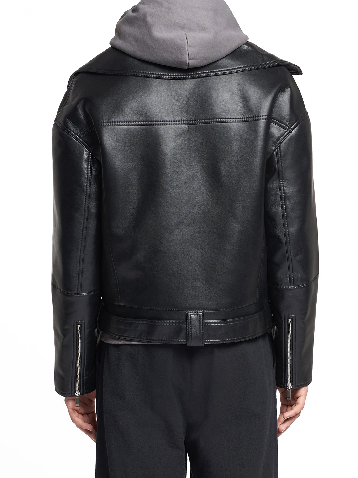 Berti - Regenerated Leather Jacket by NANUSHKA - THAT COOL LIVING