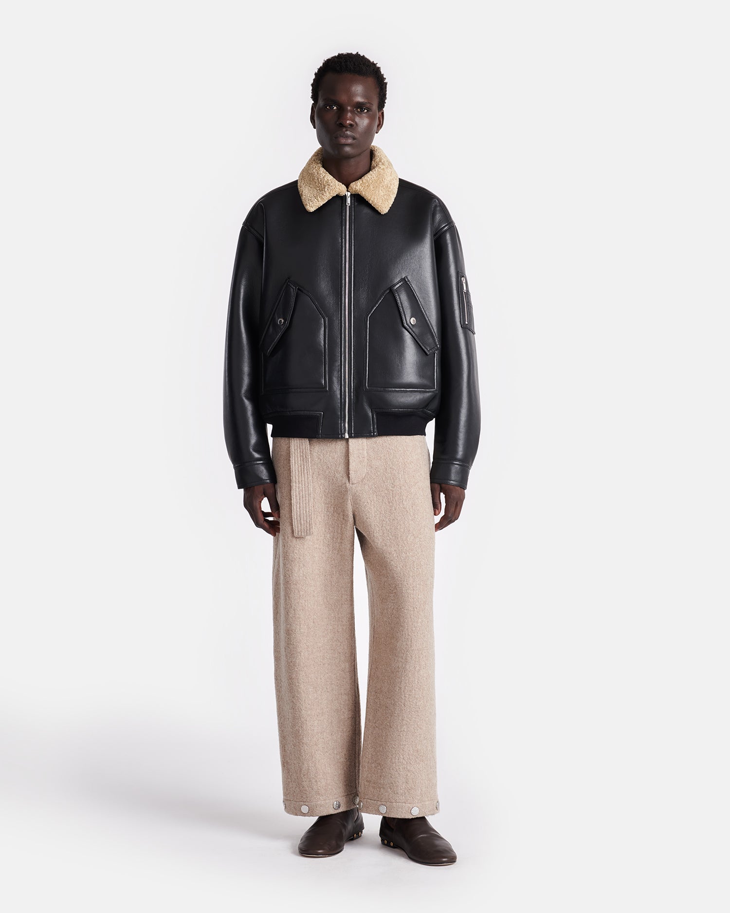 Lude - Bonded Shearling Flight Jacket