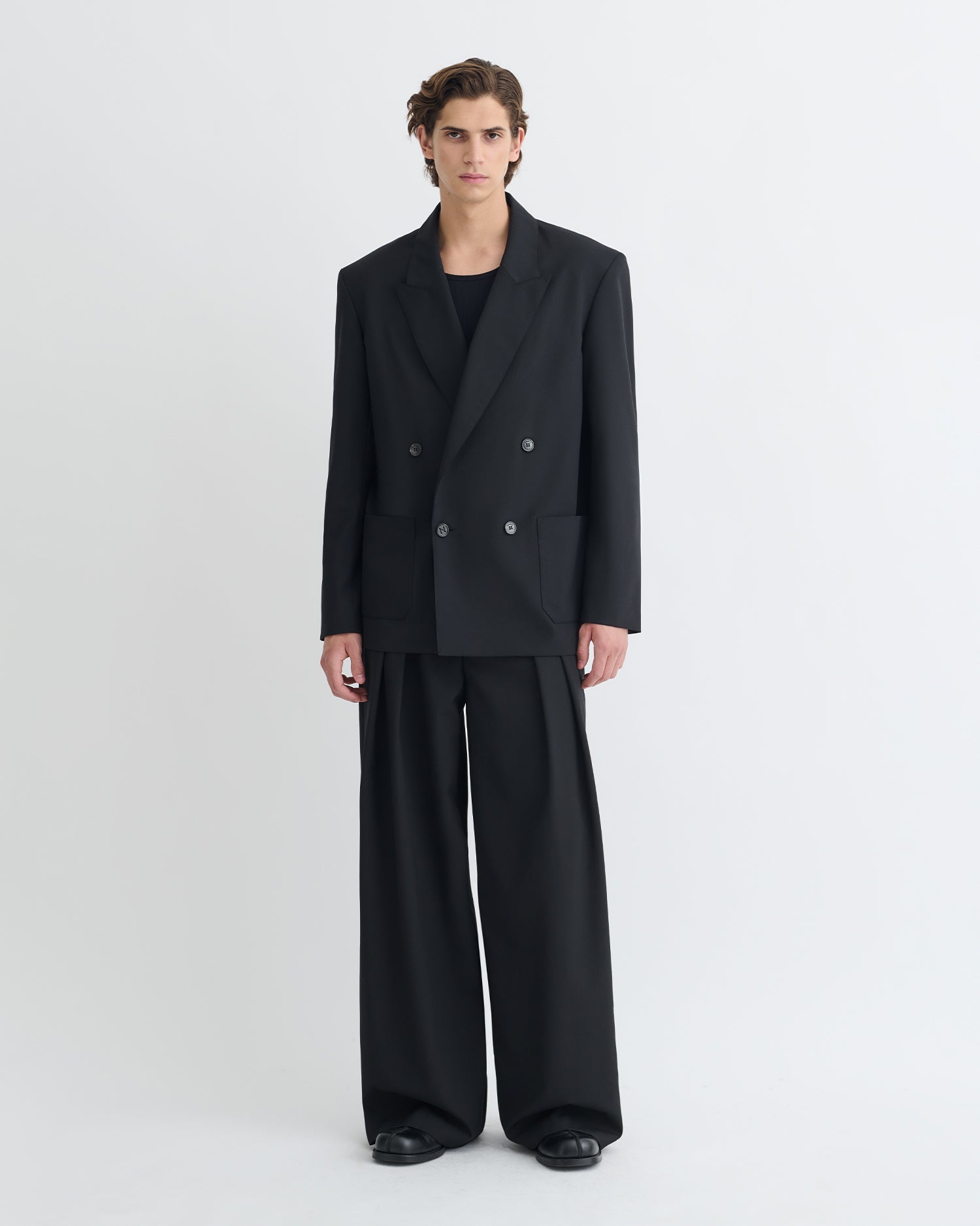 Borre - Pleated Wide-Leg Pants