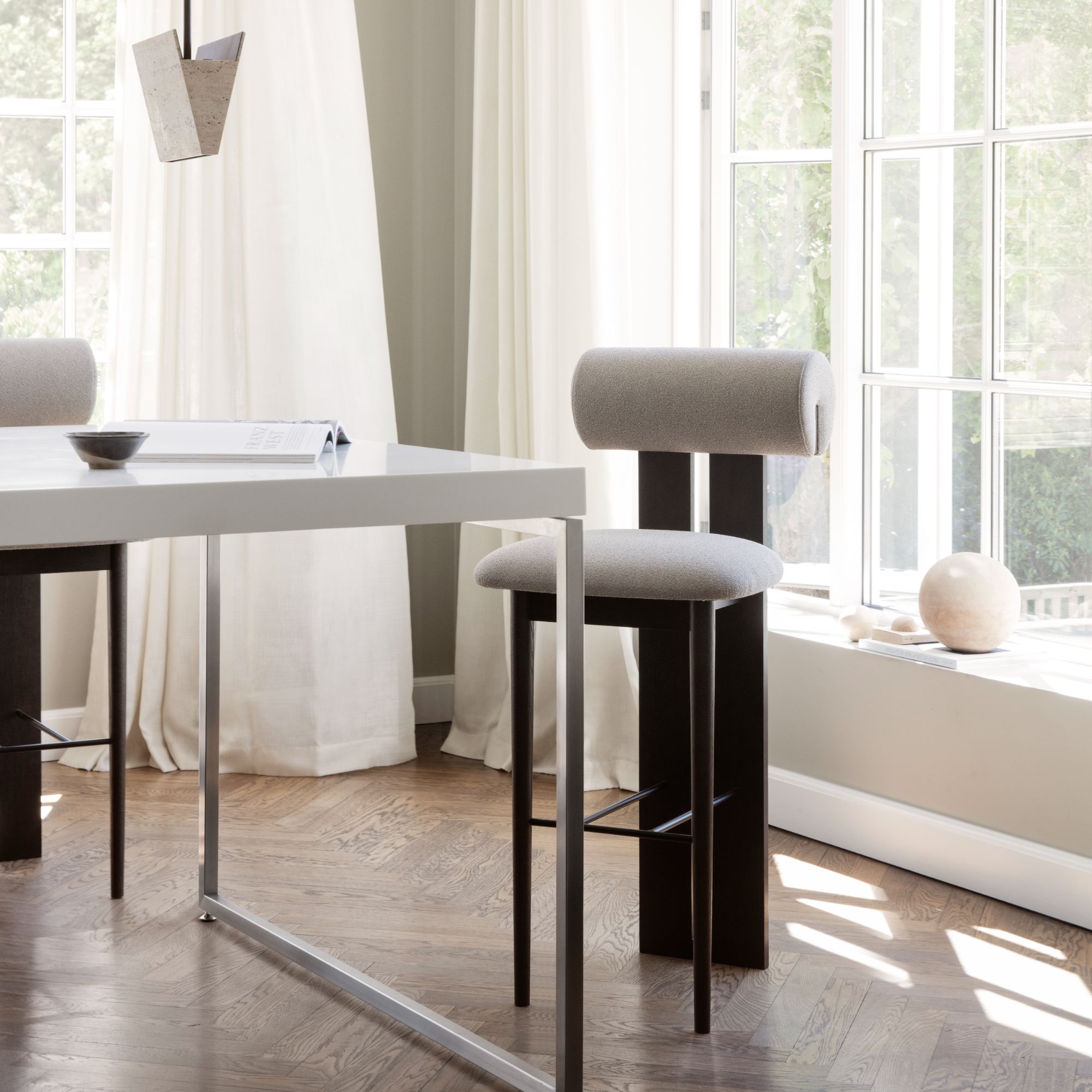 Hippo Bar Chair - Leather - THAT COOL LIVING