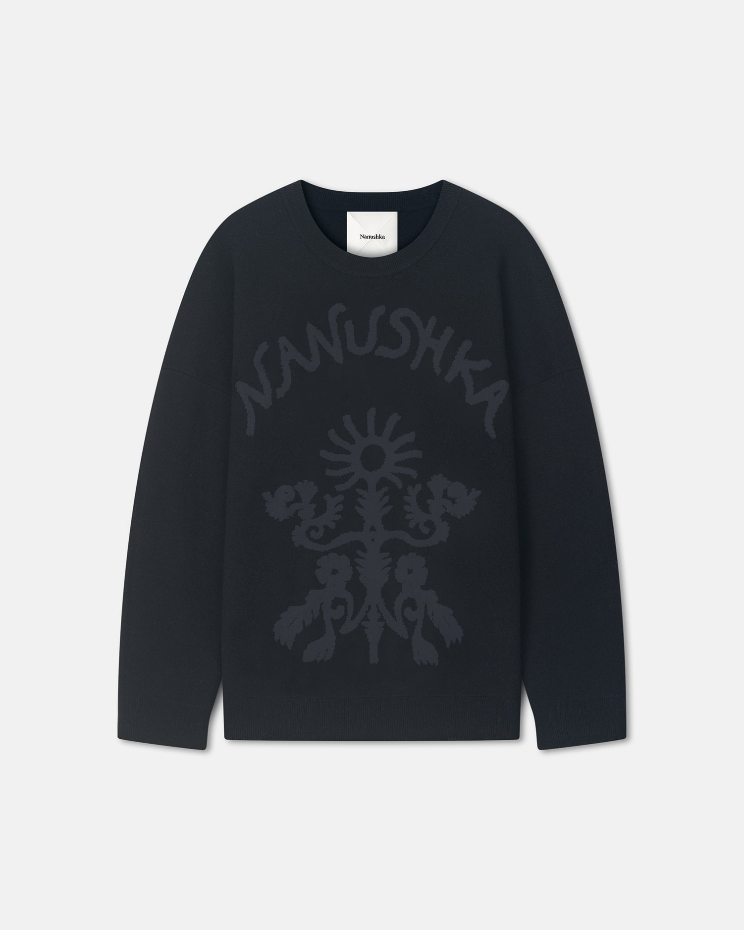 Oswin - Merino and Terry Jacquard Sweater