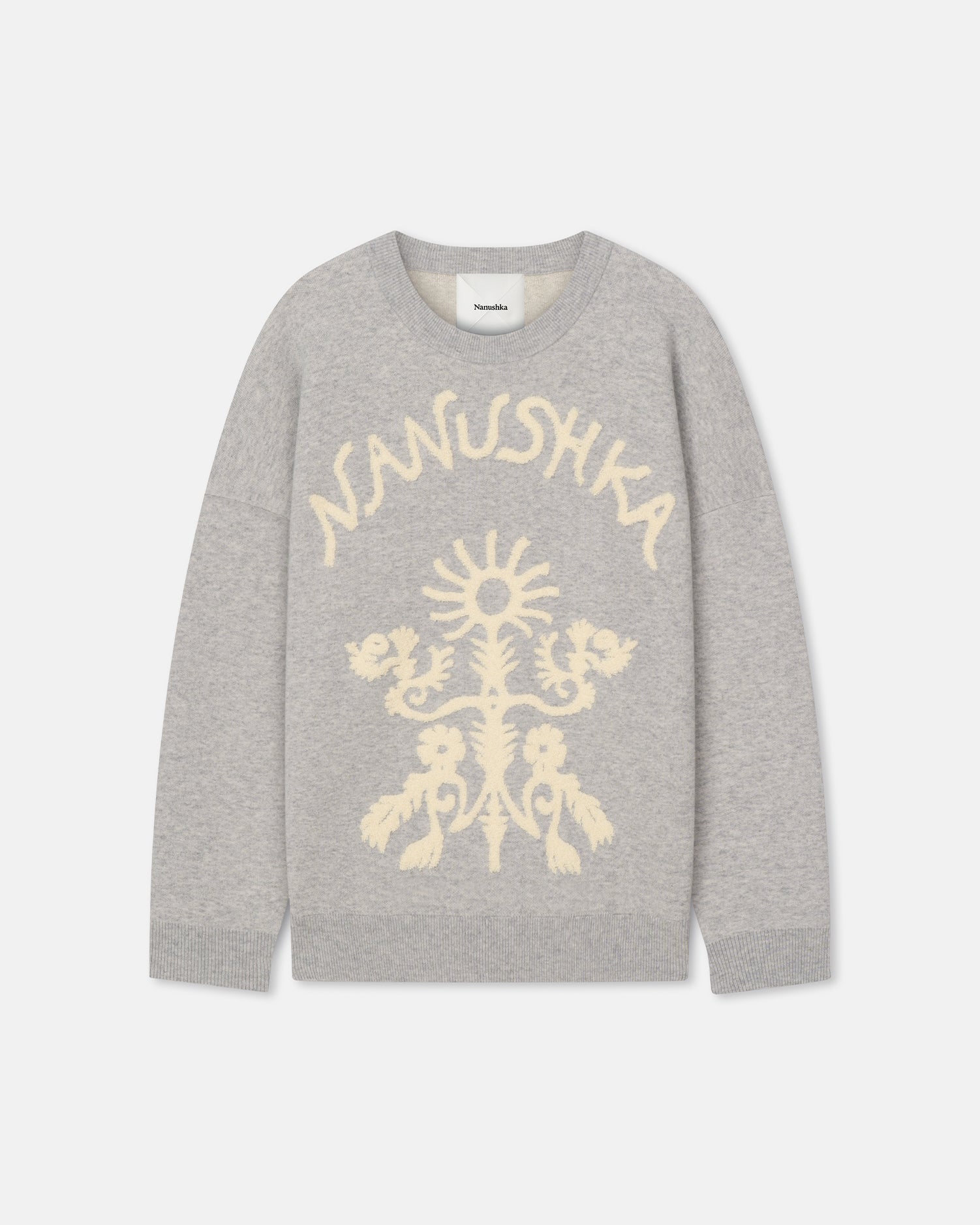 Oswin - Merino and Terry Jacquard Sweater