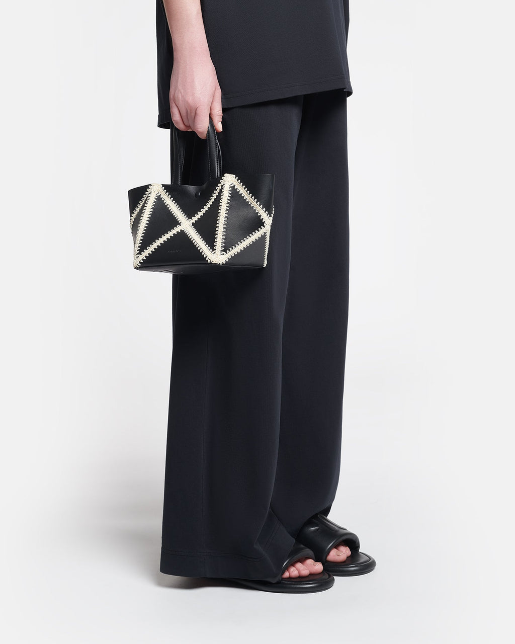 Origami Tote Mini - Alt-Nappa Crochet Tote