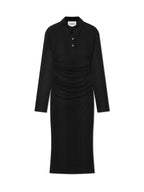 Verity - Mesh Jersey Shirt Dress
