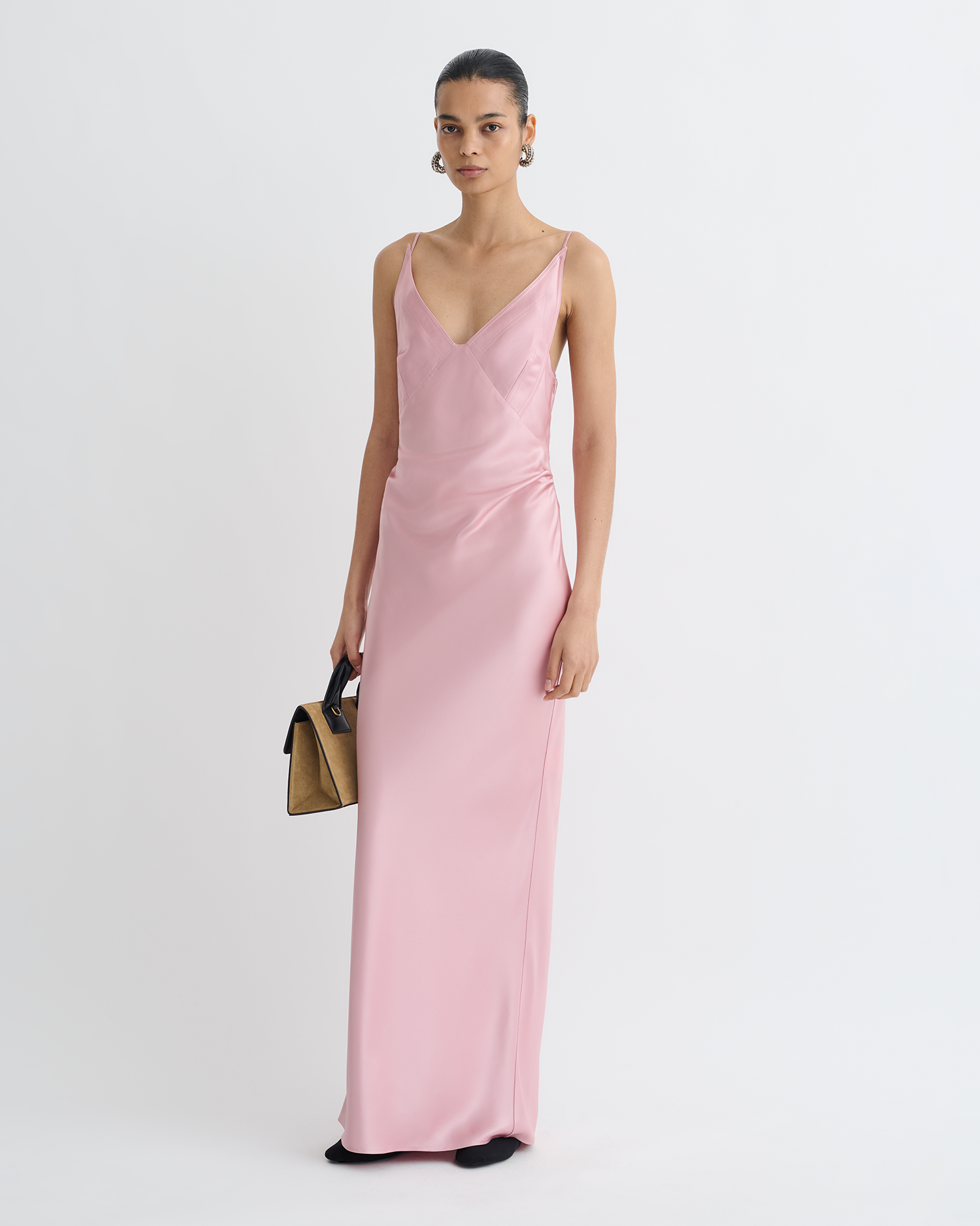 Coeus - Slip Satin Maxi Dress by NANUSHKA - THAT COOL LIVING